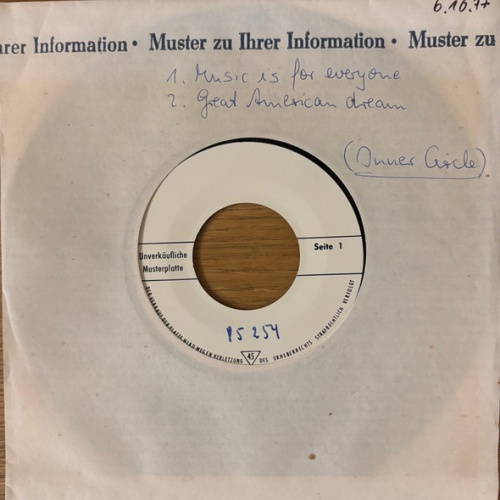 Vinyl / Inner Circle - Music Is For Everyone