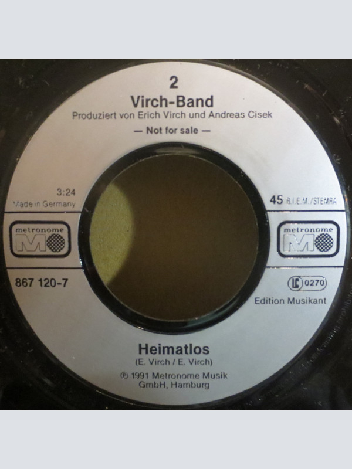 Vinyl / Virch Band - Ich Denk An Dich