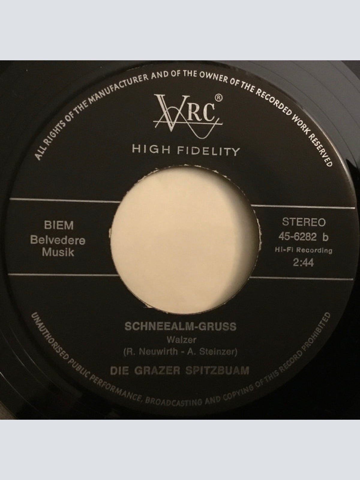 Vinyl / Grazer Spitzbuam - Frisch Und Froh