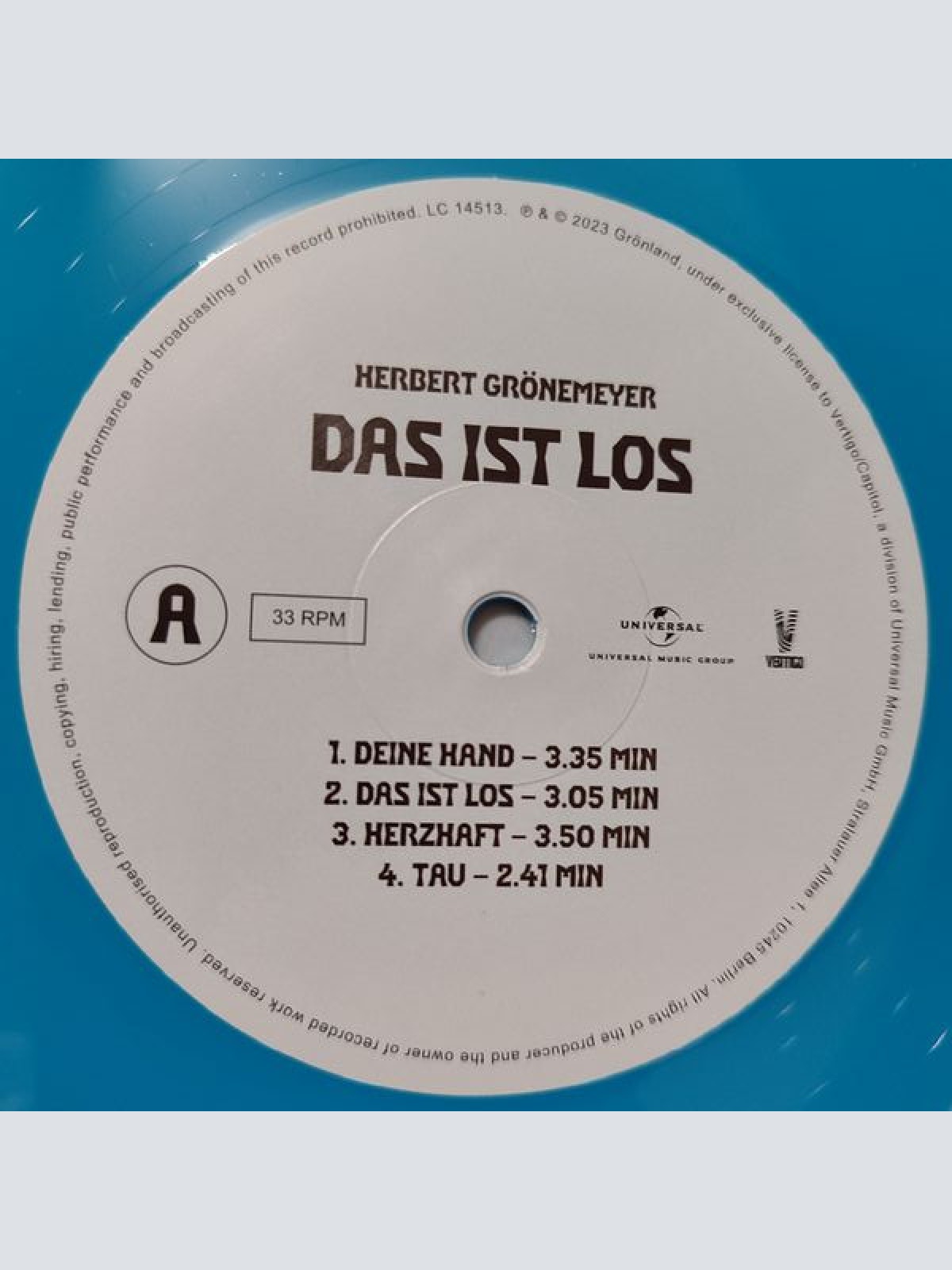 Vinyl / Herbert Grönemeyer - Das Ist Los