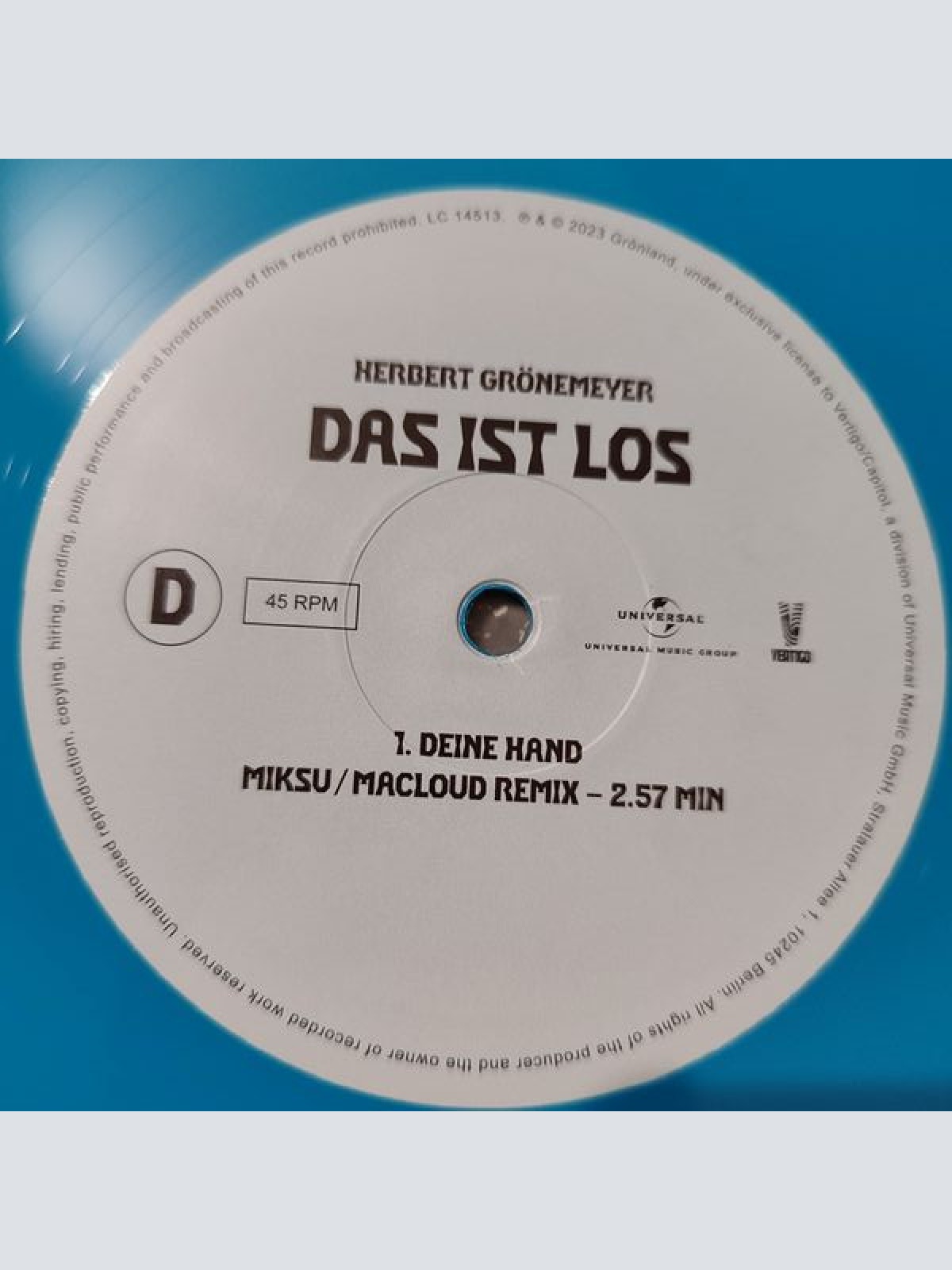 Vinyl / Herbert Grönemeyer - Das Ist Los