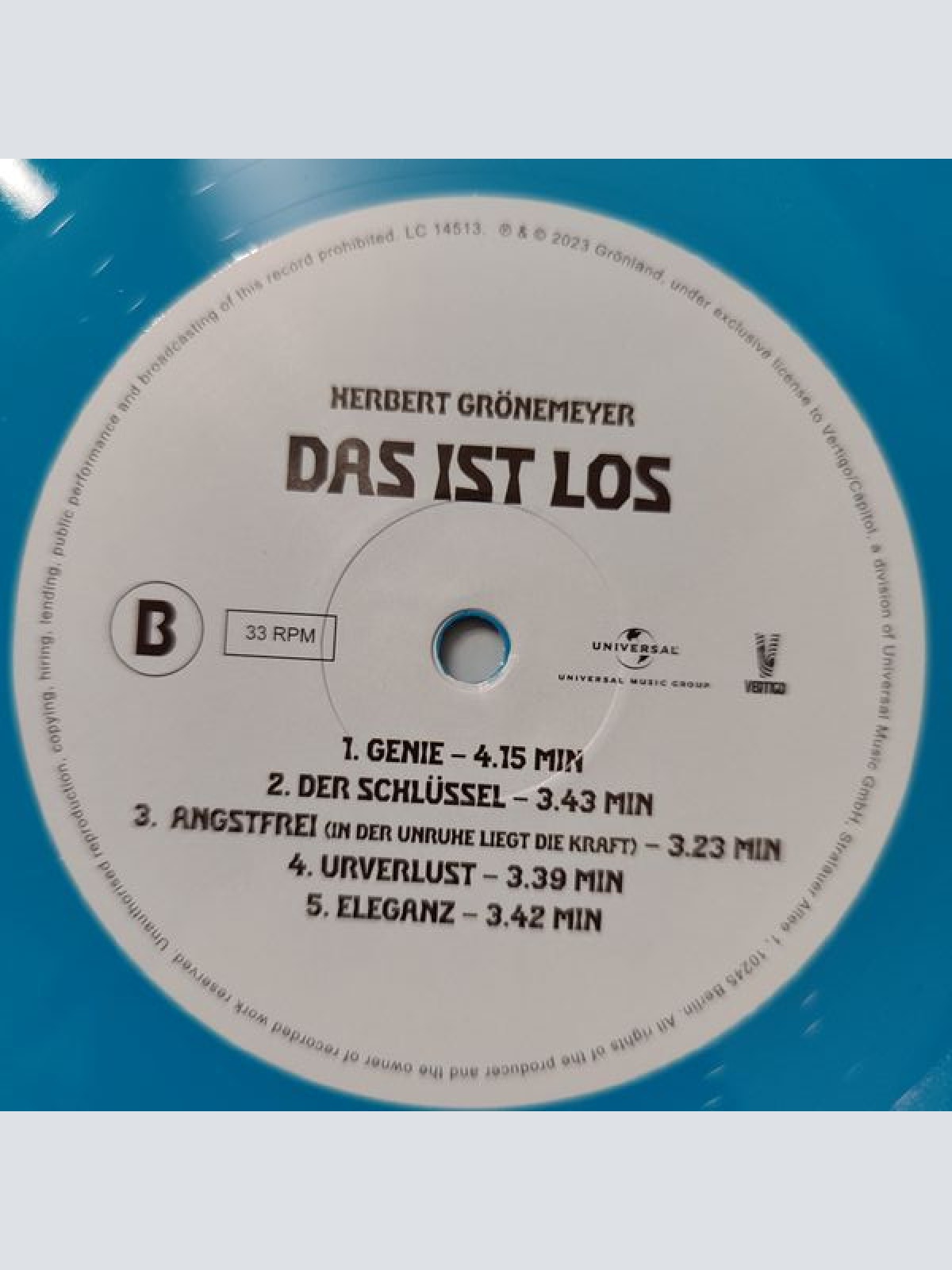 Vinyl / Herbert Grönemeyer - Das Ist Los