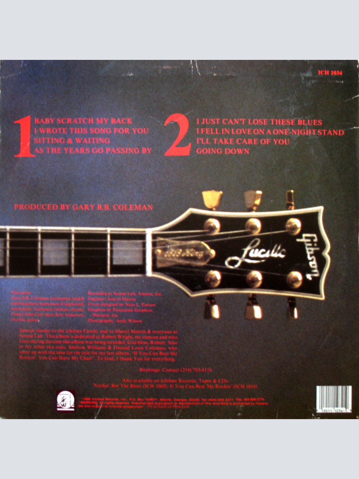 Vinyl / Gary B.B. Coleman - One Night Stand