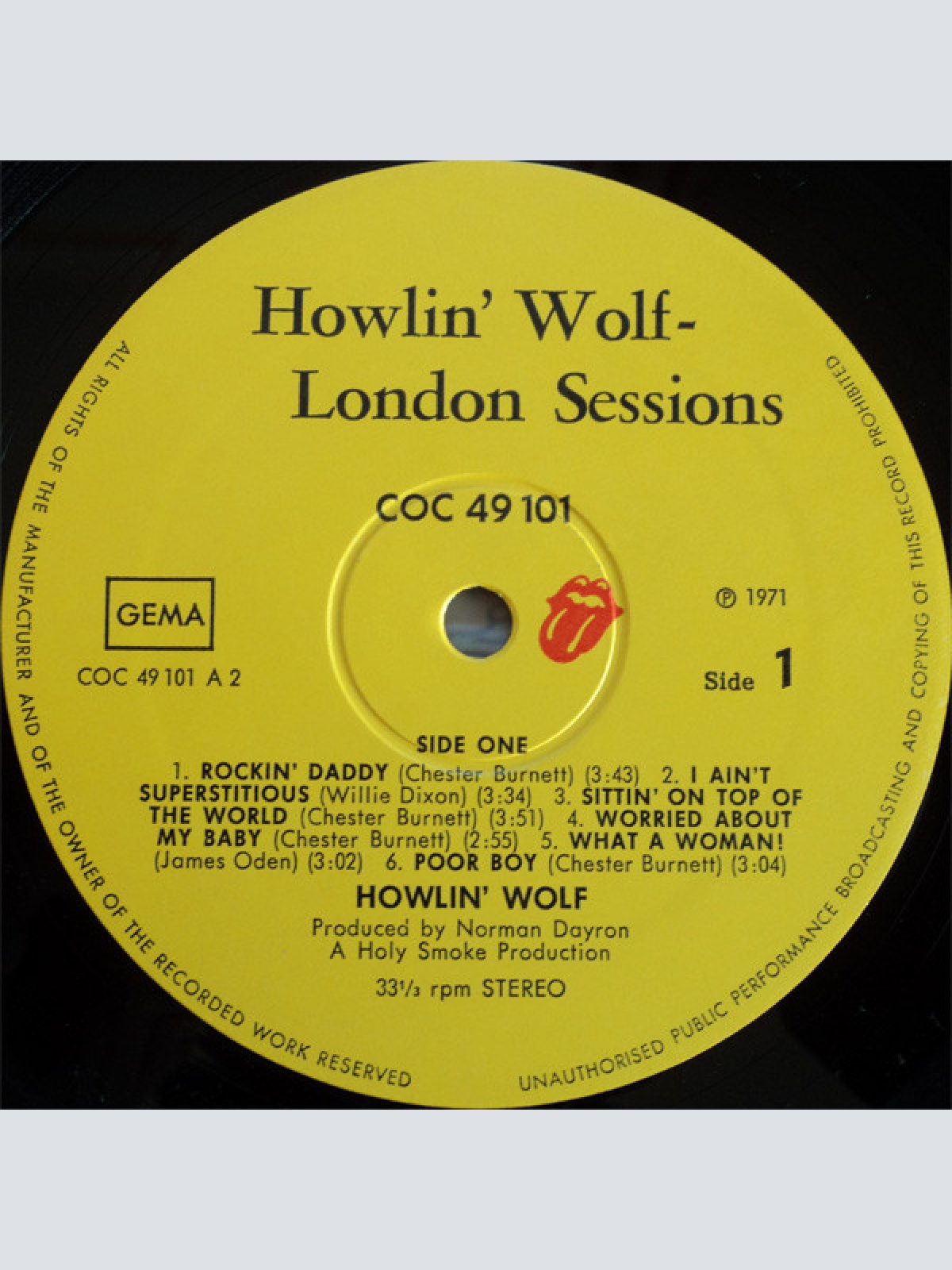Vinyl / Howlin' Wolf - The London Howlin' Wolf Sessions