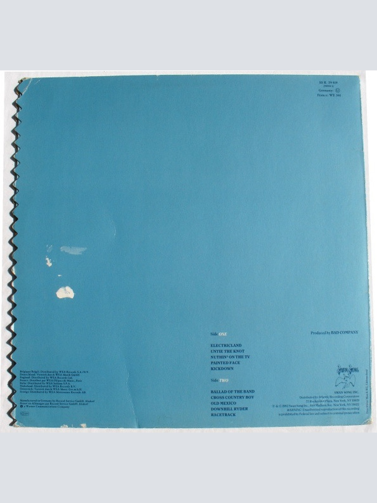 Vinyl / Bad Company (3) - Rough Diamonds