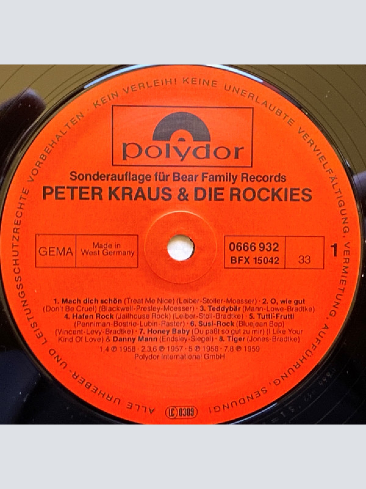 Vinyl / Peter Kraus Und Die Rockies - Der Rocker