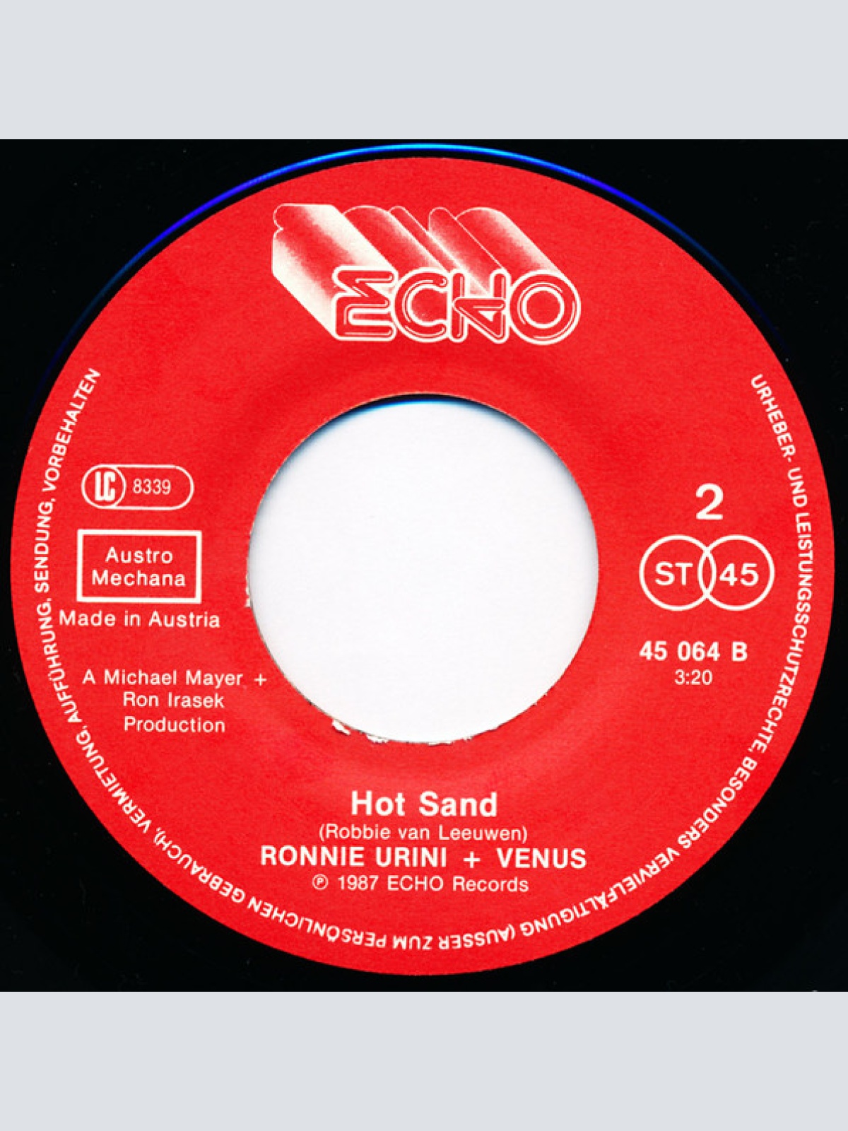 Vinyl / Ronnie Urini & Venus - Summer Wine