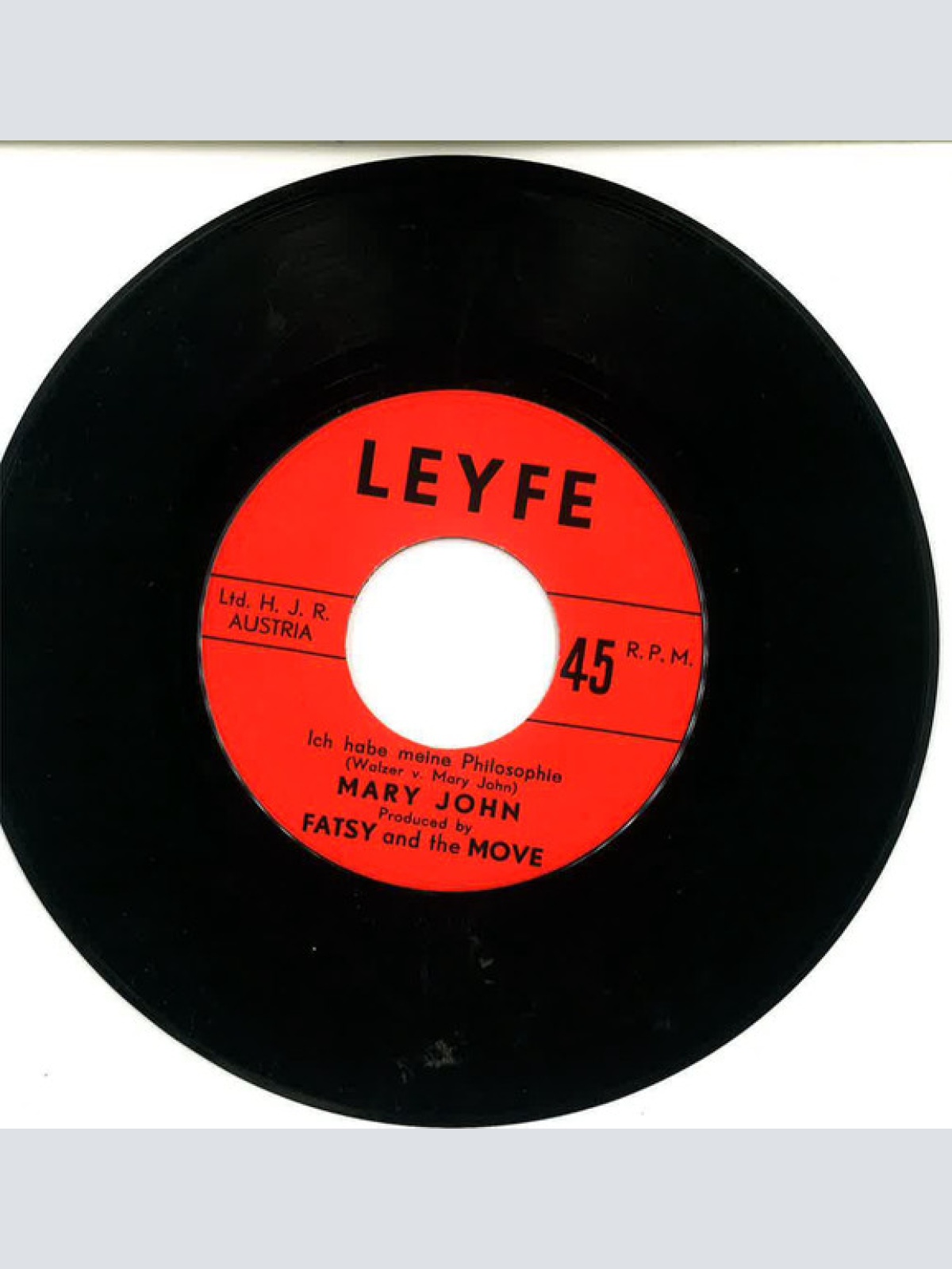 Vinyl / Mary John - Ihr Versteht Uns Nicht / Ich habe Meine Philosophie