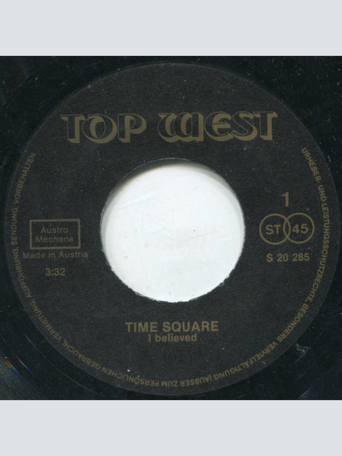 Vinyl / Time Square (8) - I Believed / Love Is A Game