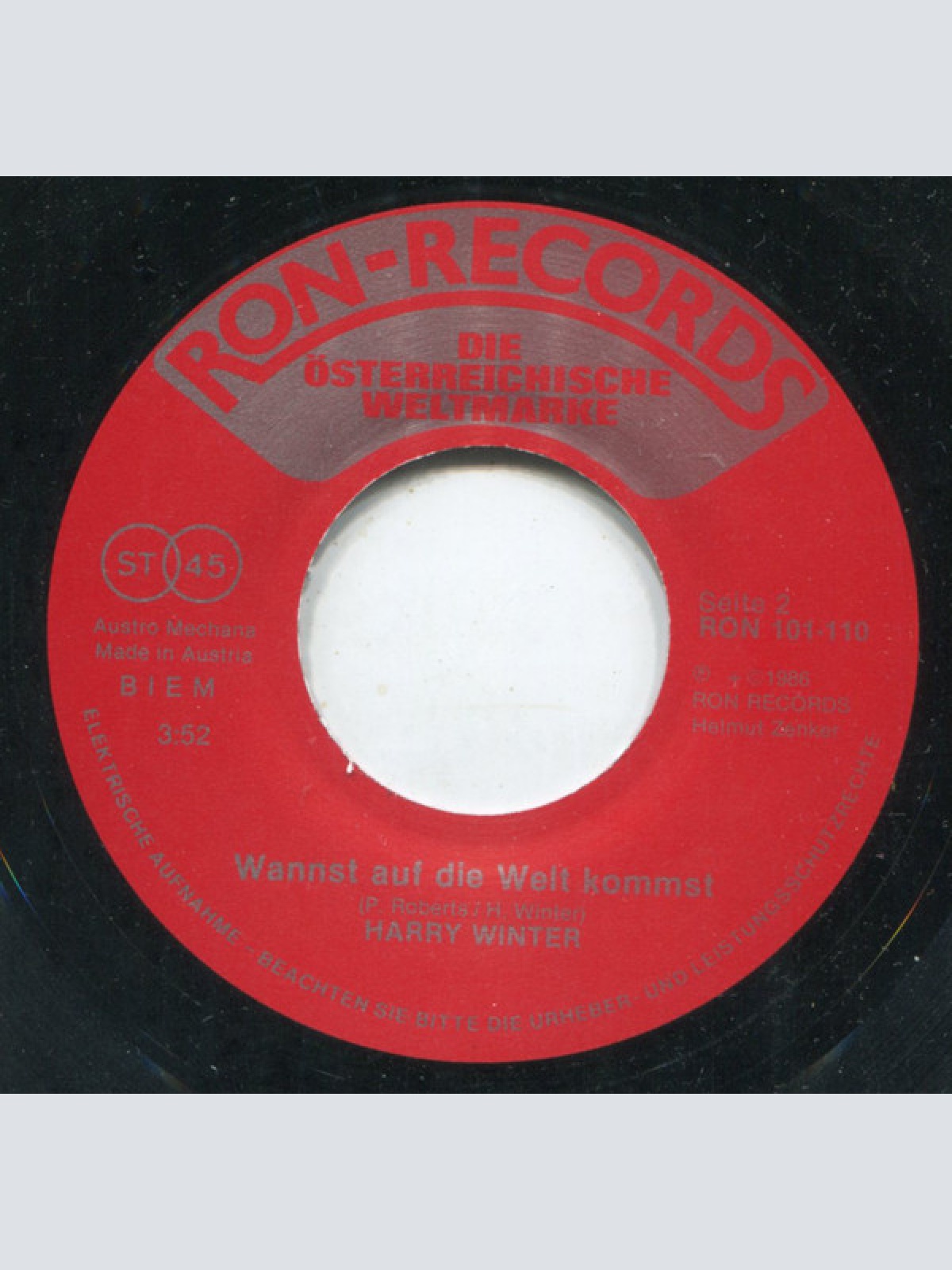 Vinyl / Harry Winter - Bist So Weit Weg