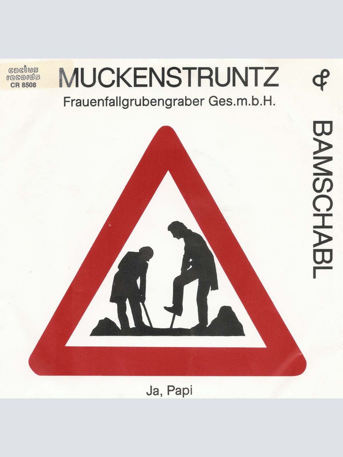Vinyl / Muckenstruntz & Bamschabl - Frauenfallgrubengraber Ges.m.b.H