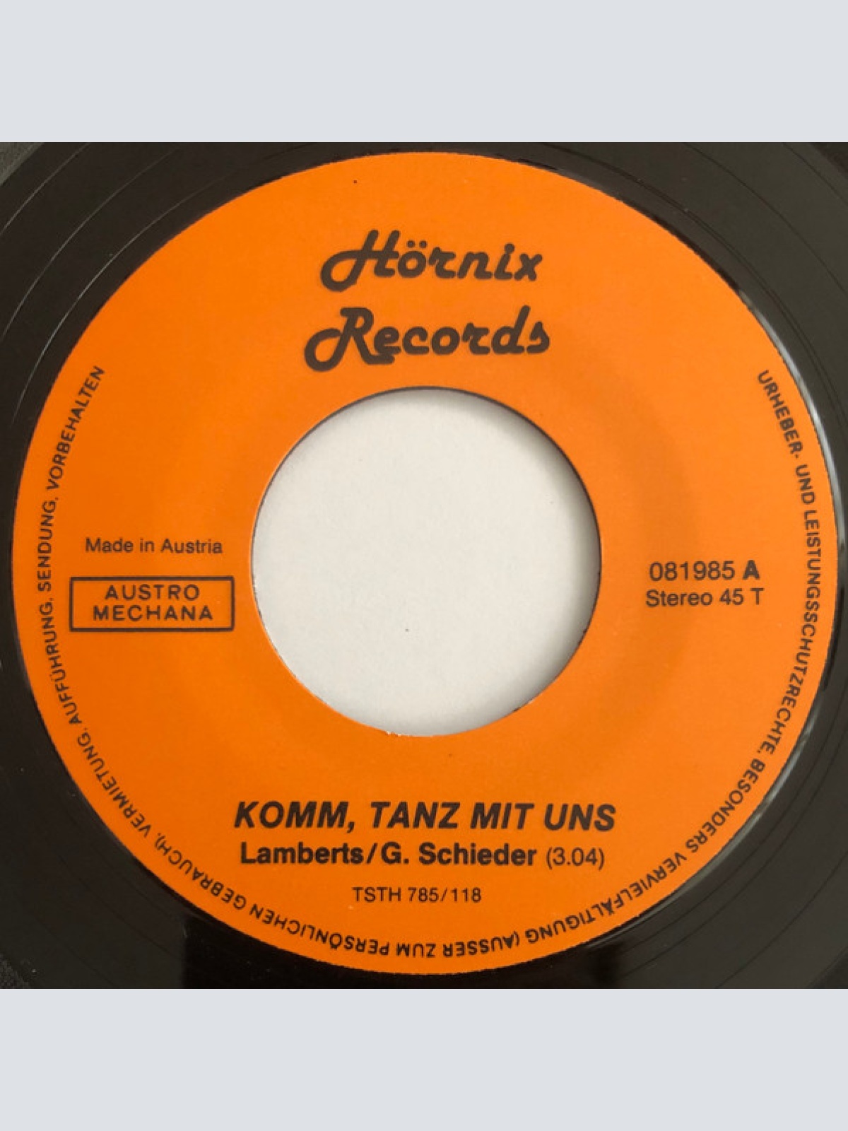 Vinyl / Lamberts* - Komm,Tanz Mit Uns / Rock'n'Roll Is Klass
