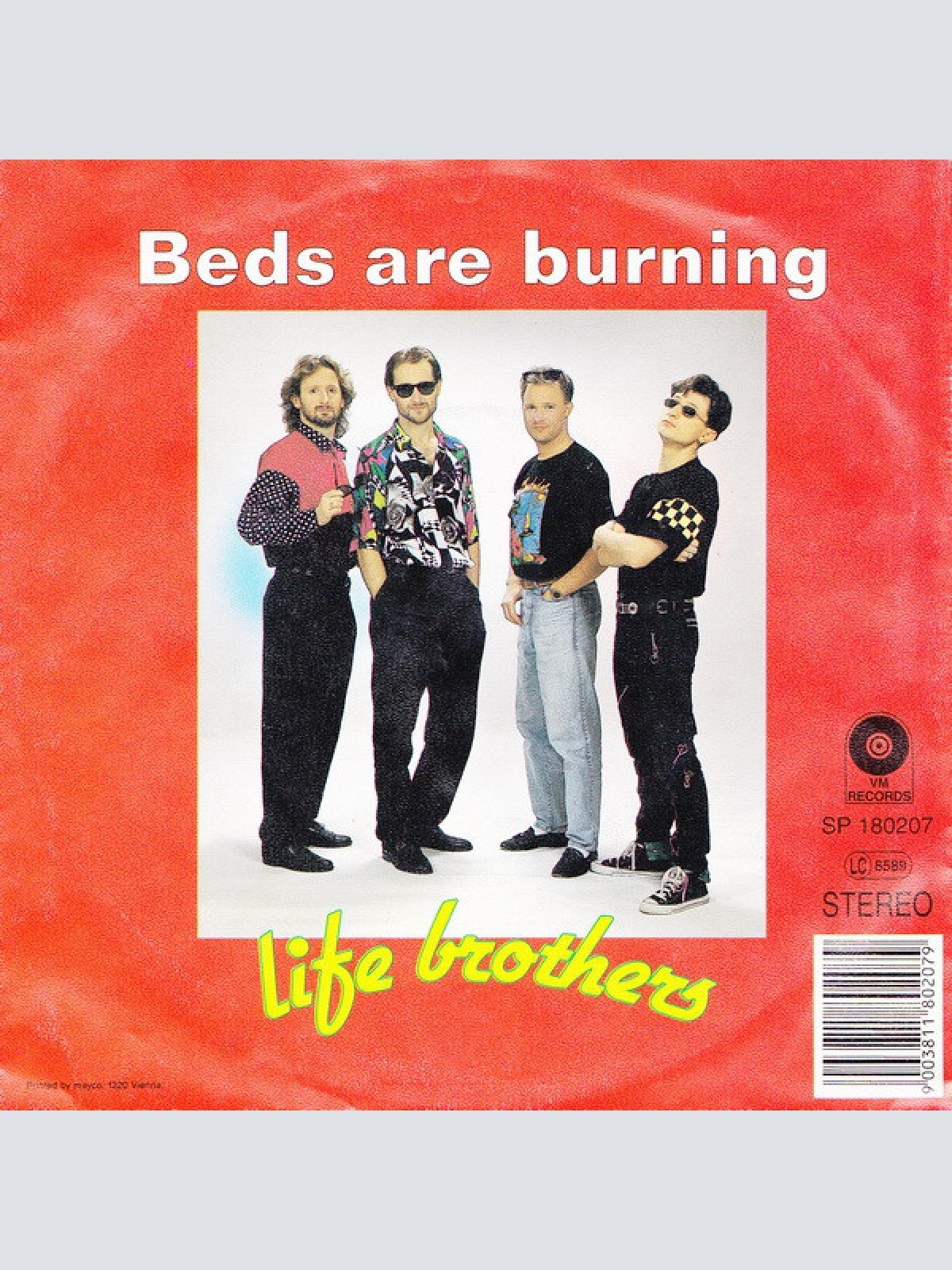 Vinyl / Life Brothers - Beds Are Burning