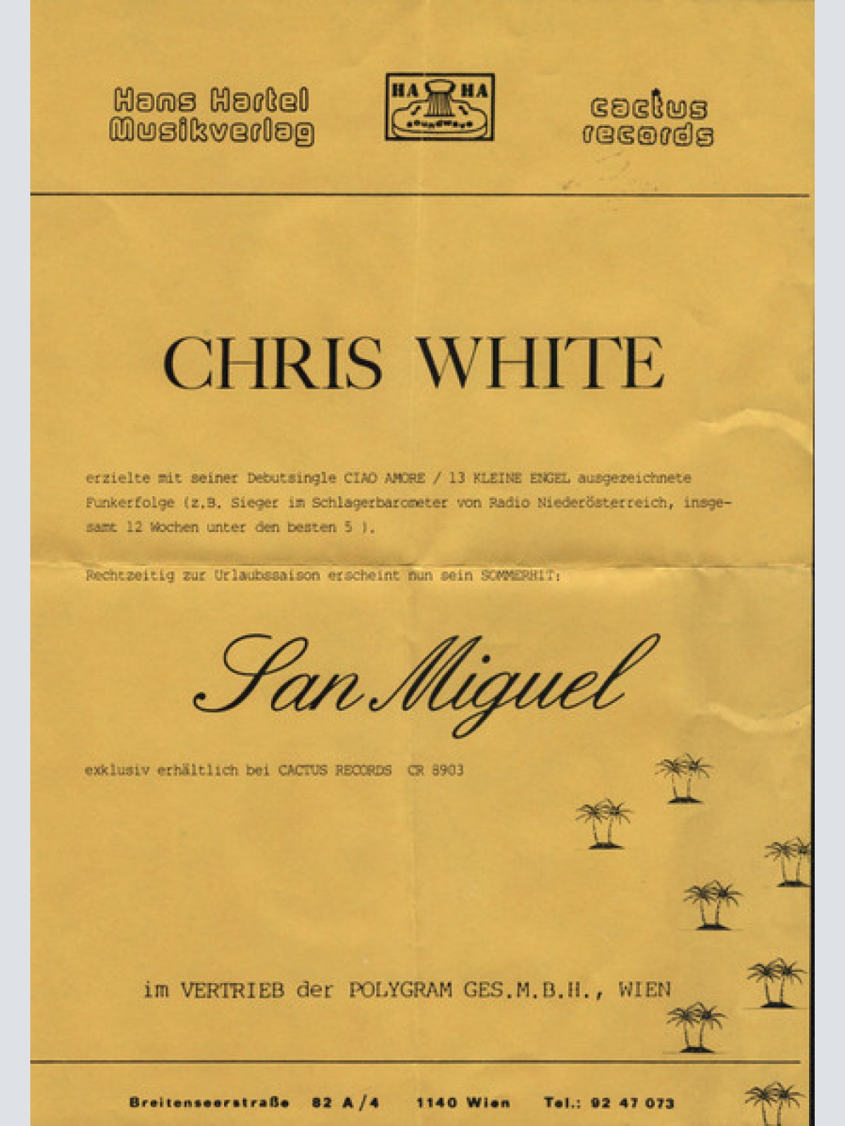 Vinyl / Chris White (10) - San Miguel