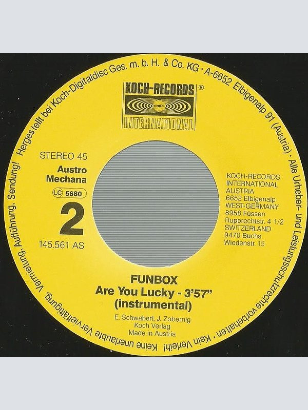 Vinyl / Funbox (2) - Are You Lucky?