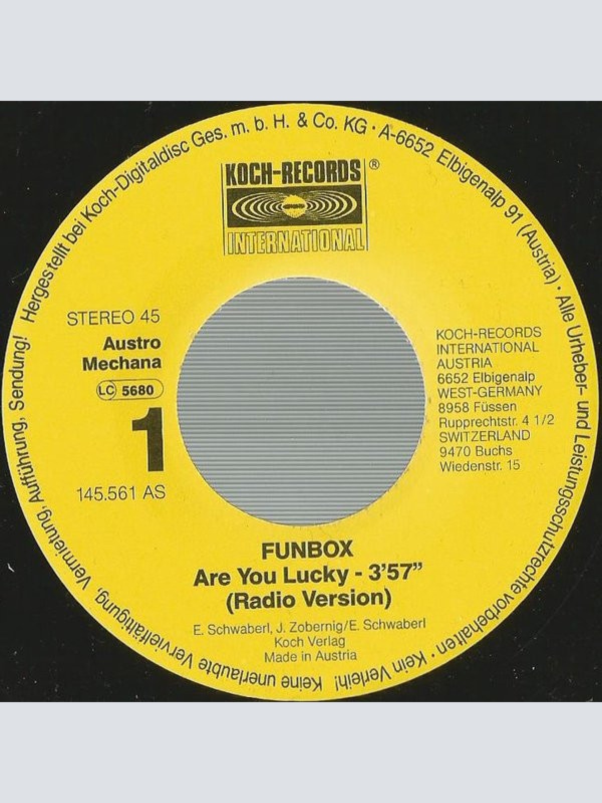 Vinyl / Funbox (2) - Are You Lucky?