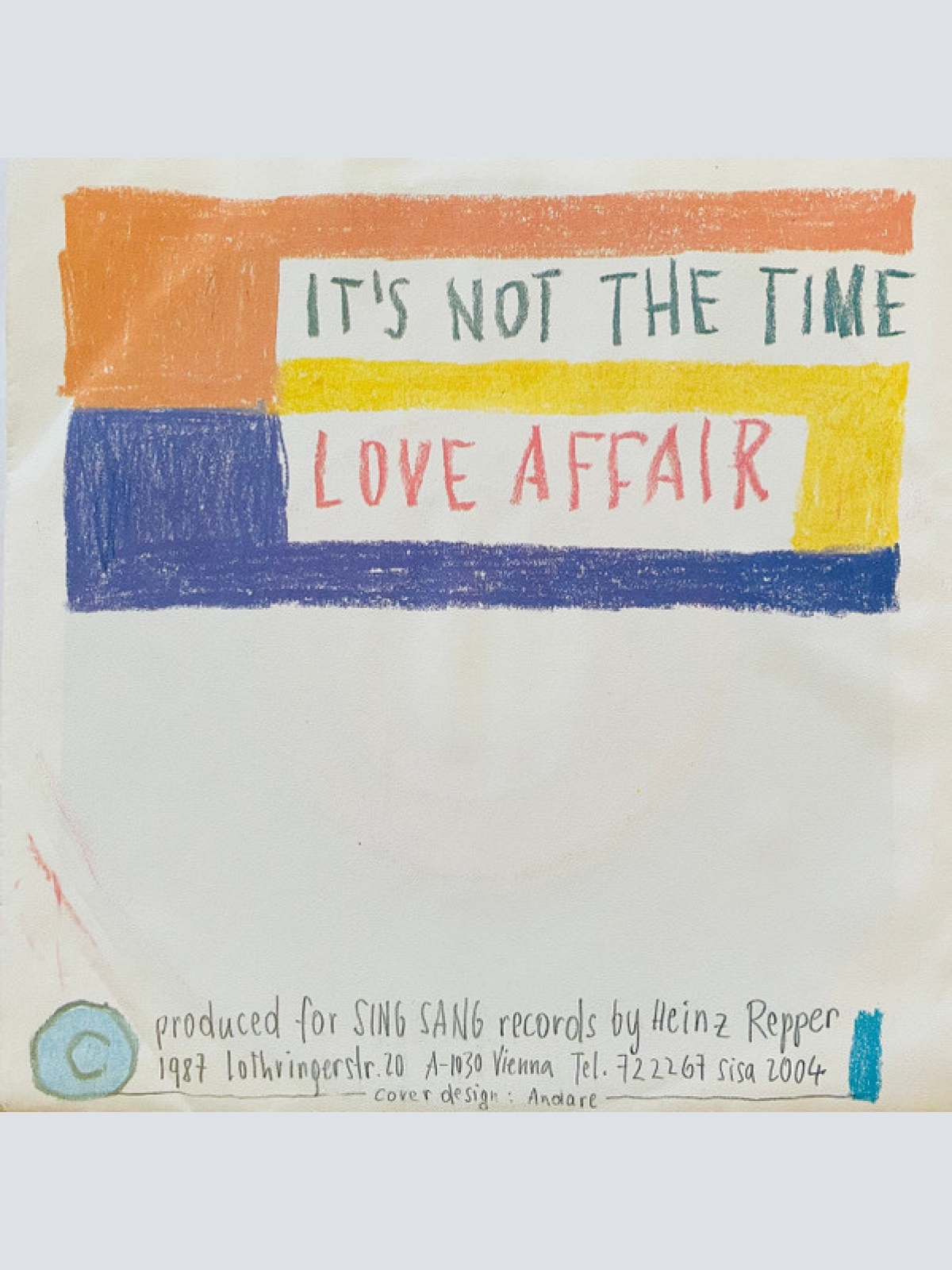 Vinyl / Satu (2) - It's Not The Time / Love Affair