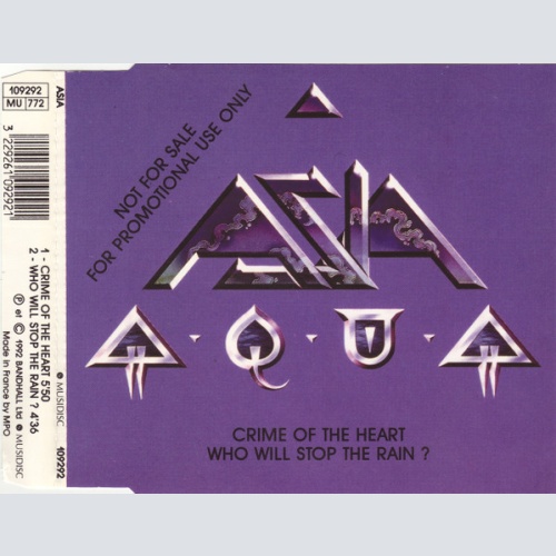 CD / Asia (2) - Crime Of The Heart / Who Will Stop The Rain?