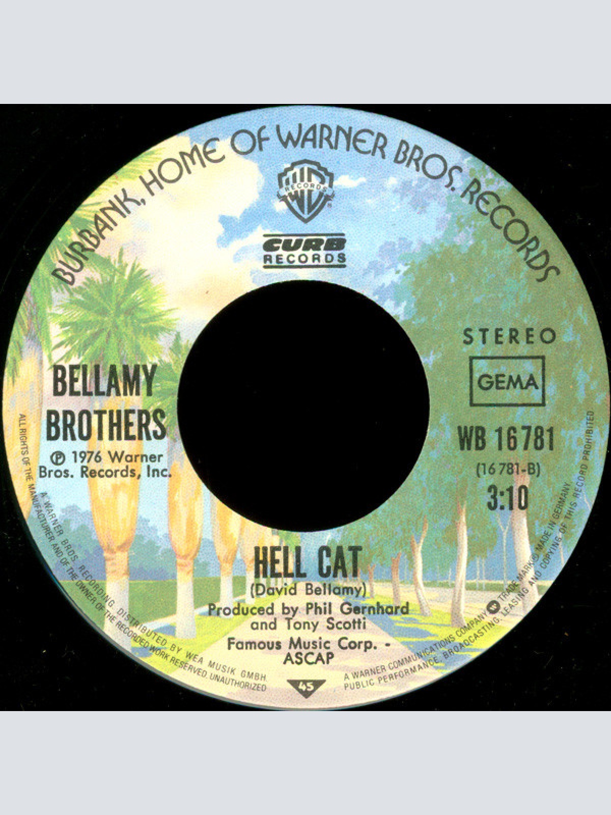 Vinyl / Bellamy Brothers - Satin Sheets / Hell Cat