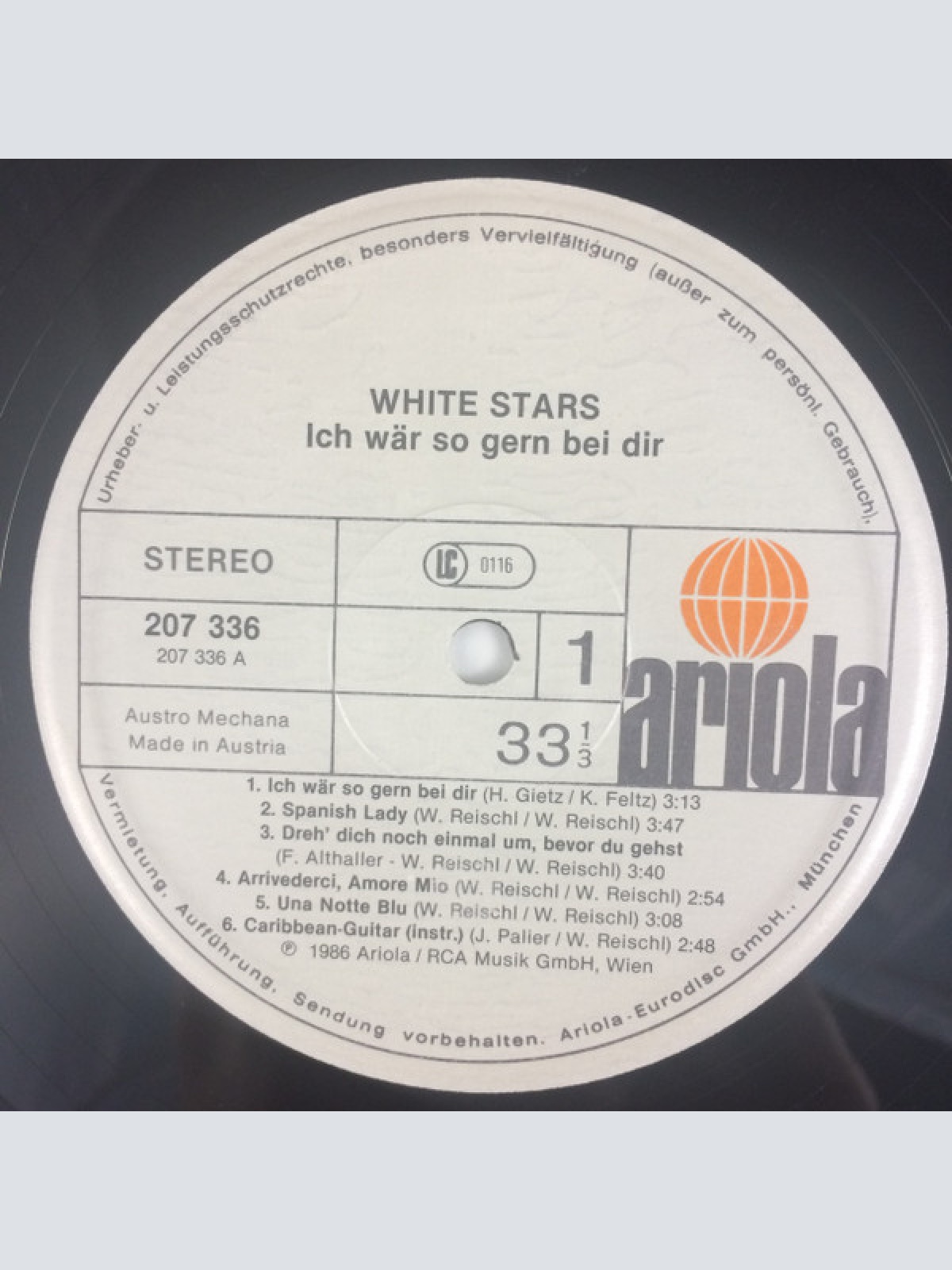 Vinyl / White Stars - Ich Wär So Gern Bei Dir