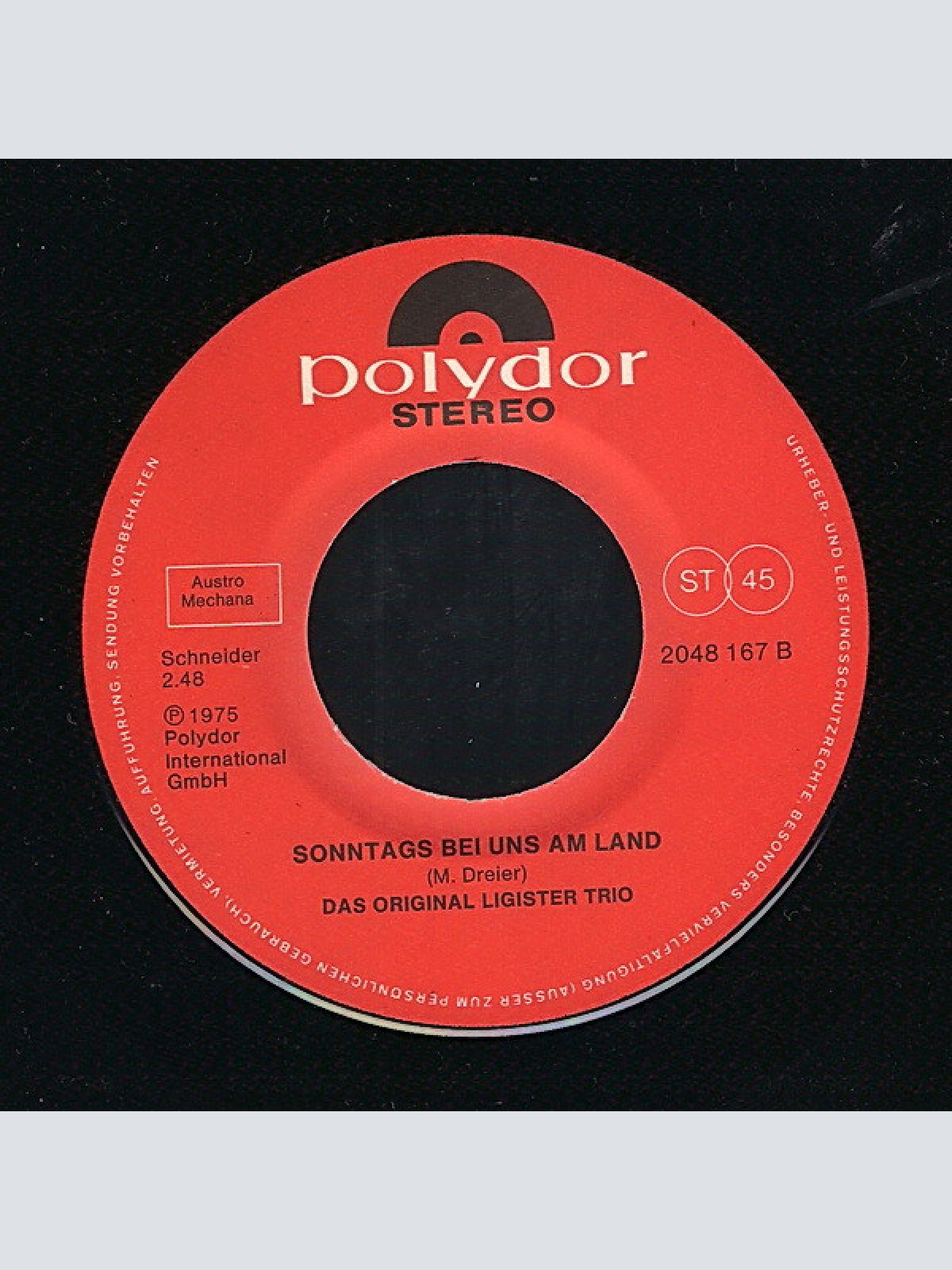 Vinyl / Original Ligister Trio - Marie