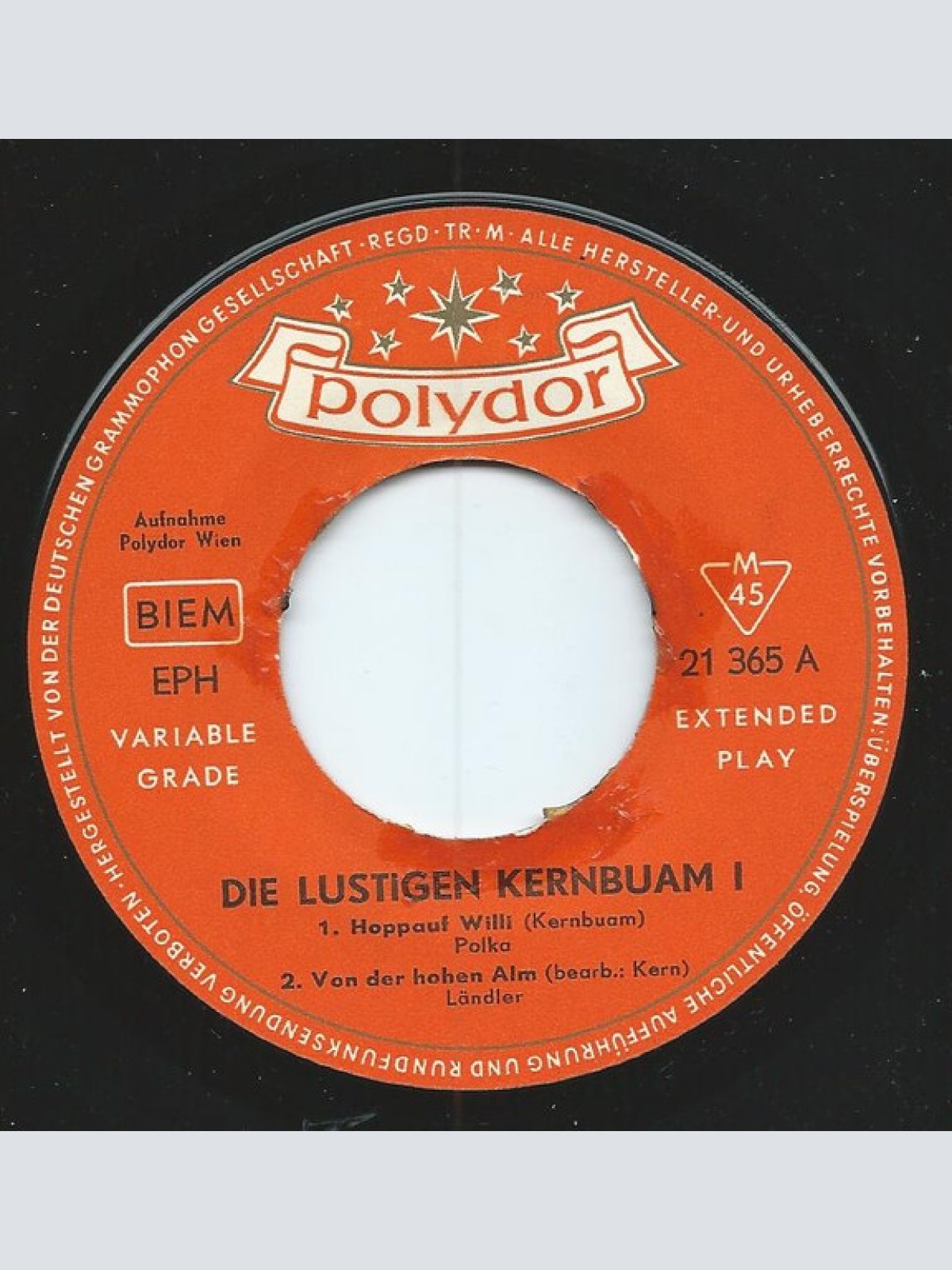 Vinyl / Die Kern Buam - Die Lustigen Kernbuam I