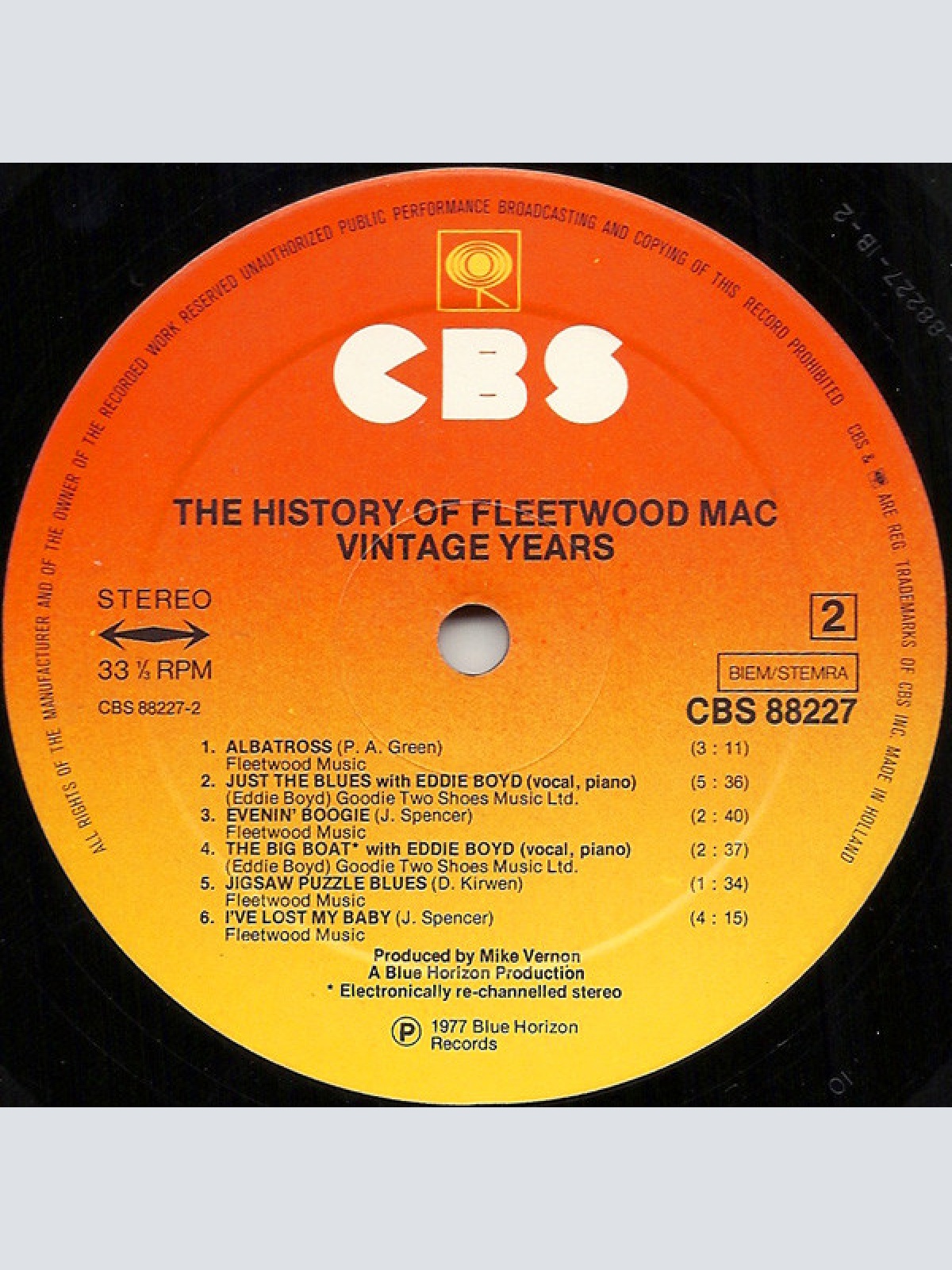 Vinyl / Fleetwood Mac - The History Of Fleetwood Mac - Vintage Years