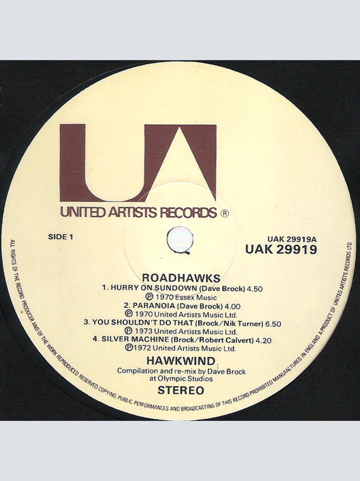 Vinyl / Hawkwind - Roadhawks