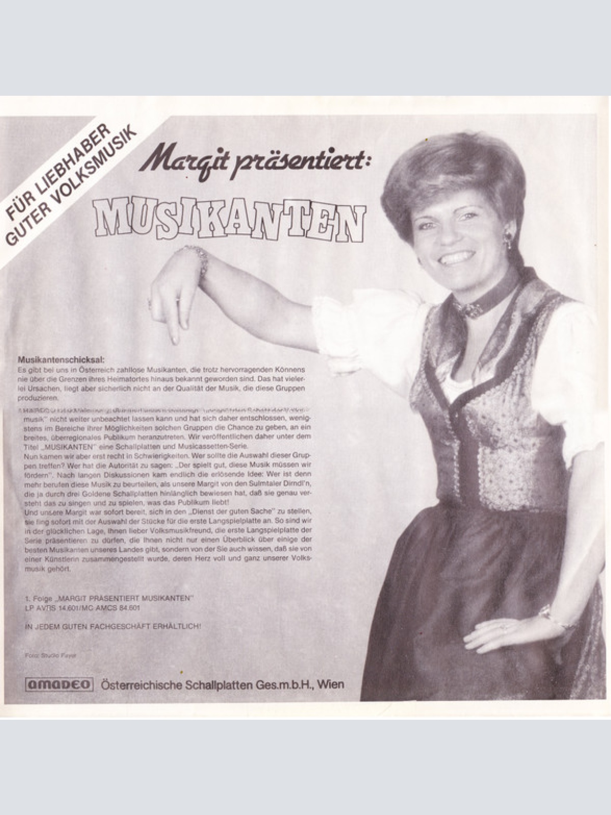 Vinyl / Sulmtaler Dirndln - Lieder Der Heimat