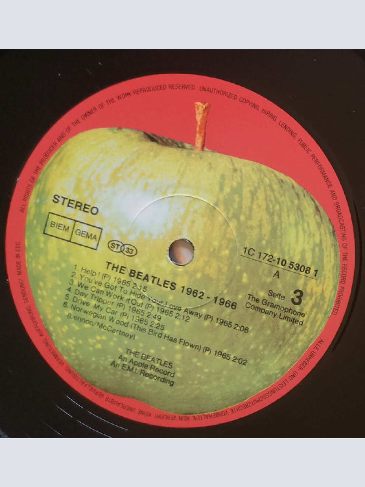 Vinyl / The Beatles - 1962 - 1966