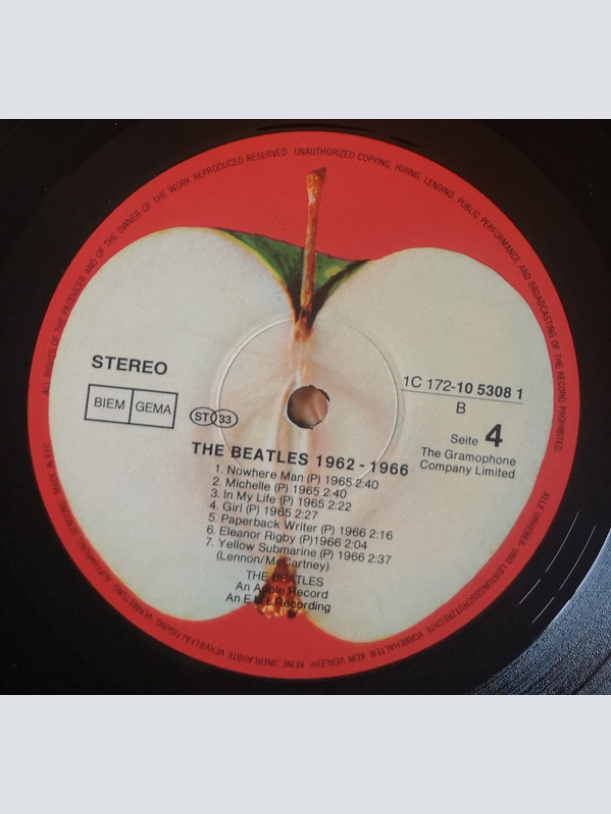 Vinyl / The Beatles - 1962 - 1966