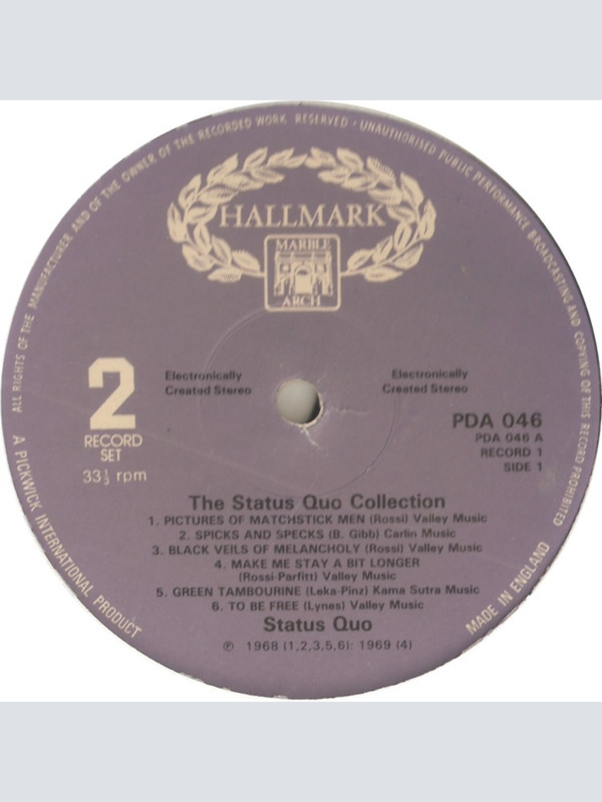 Vinyl / Status Quo - The Status Quo Collection