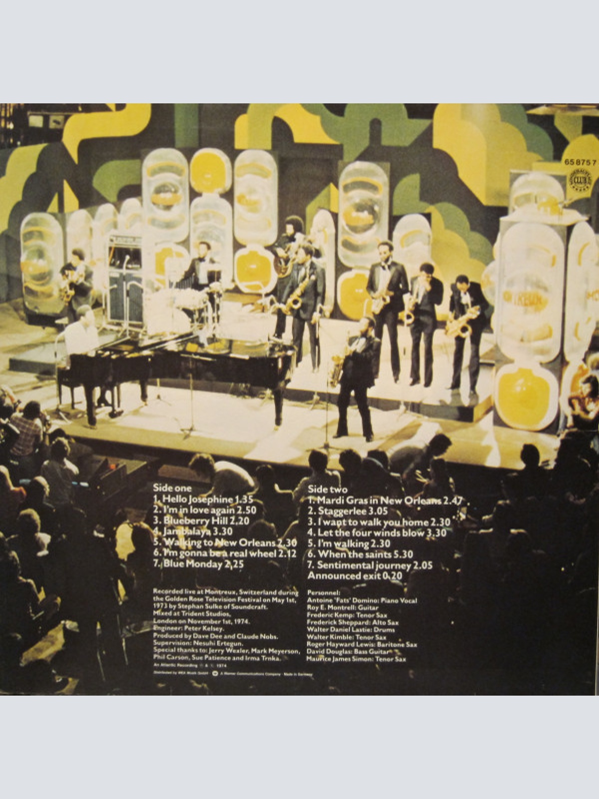 Vinyl / Fats Domino - Fats Domino Live At Montreux 'Hello Josephine'