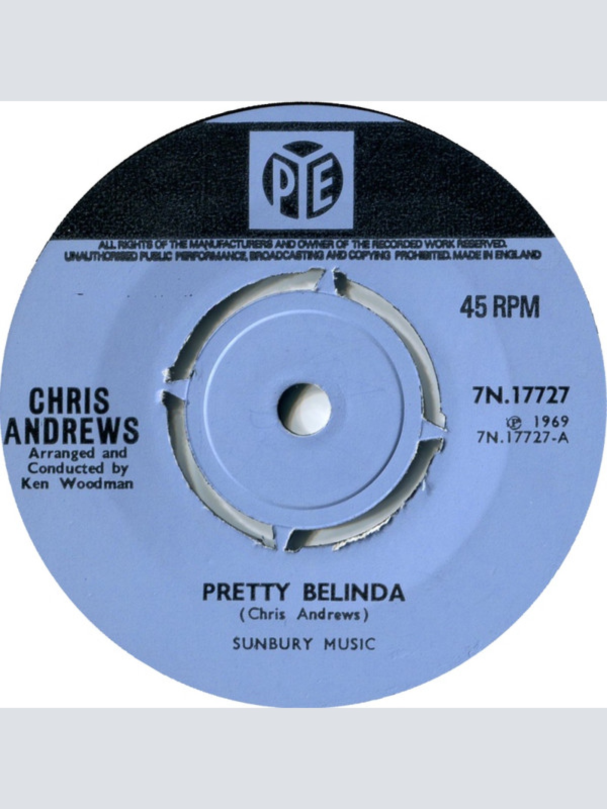 Vinyl / Chris Andrews (3) - Pretty Belinda