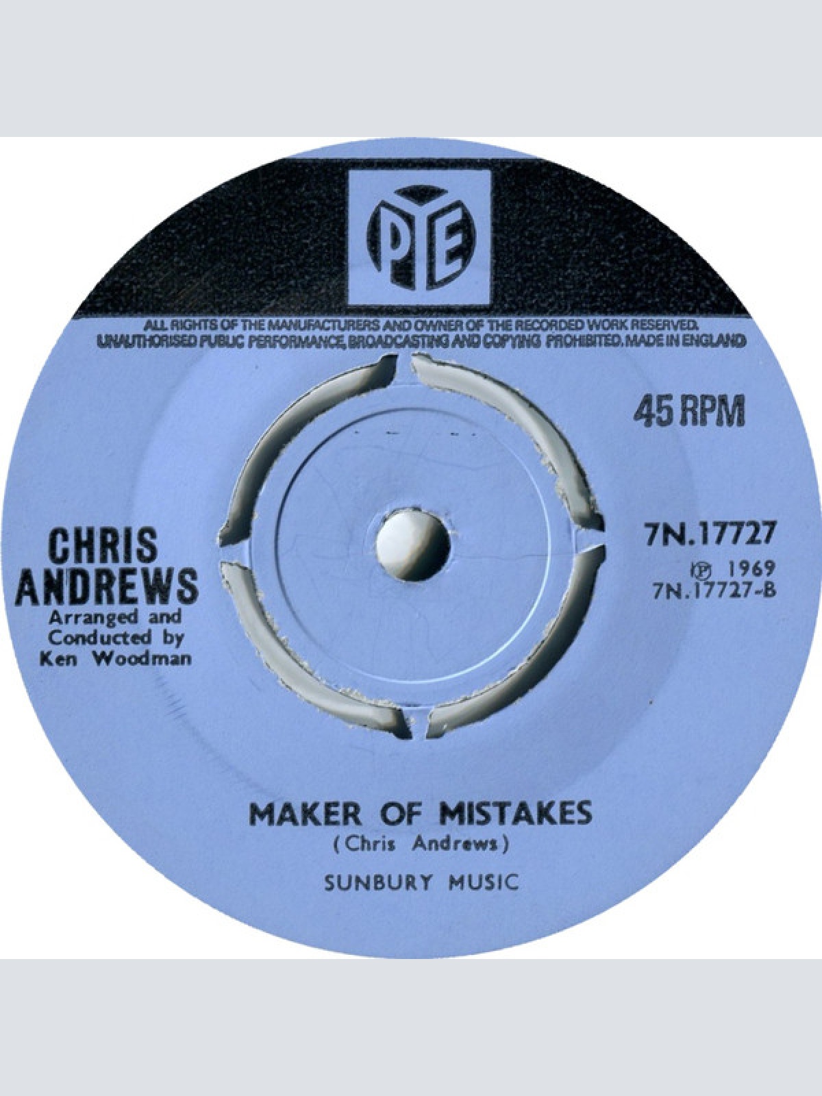 Vinyl / Chris Andrews (3) - Pretty Belinda