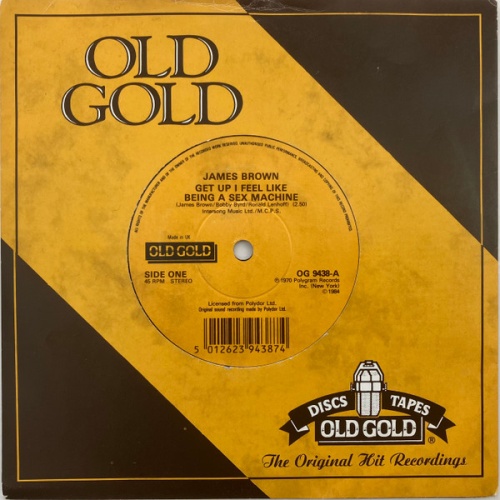 Vinyl / James Brown - Get Up I Feel Like Being A Sex Machine