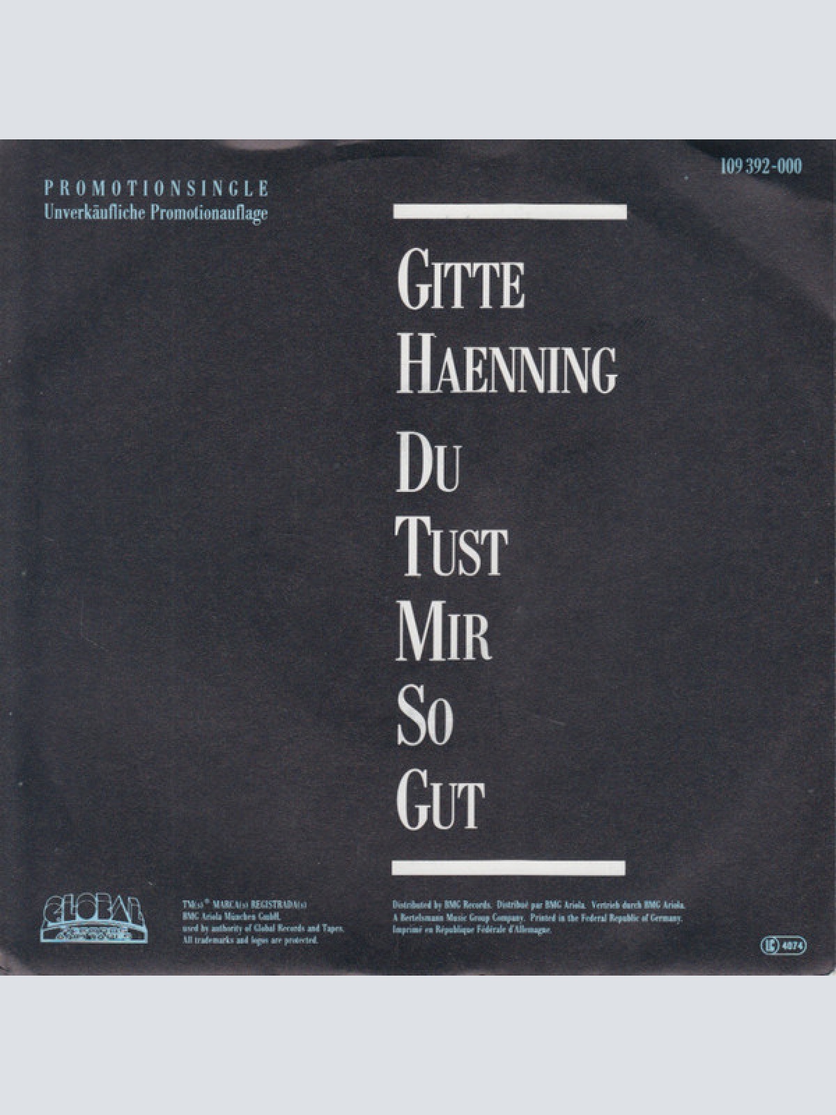 Vinyl / Gitte Hænning - Jetzt Erst Recht