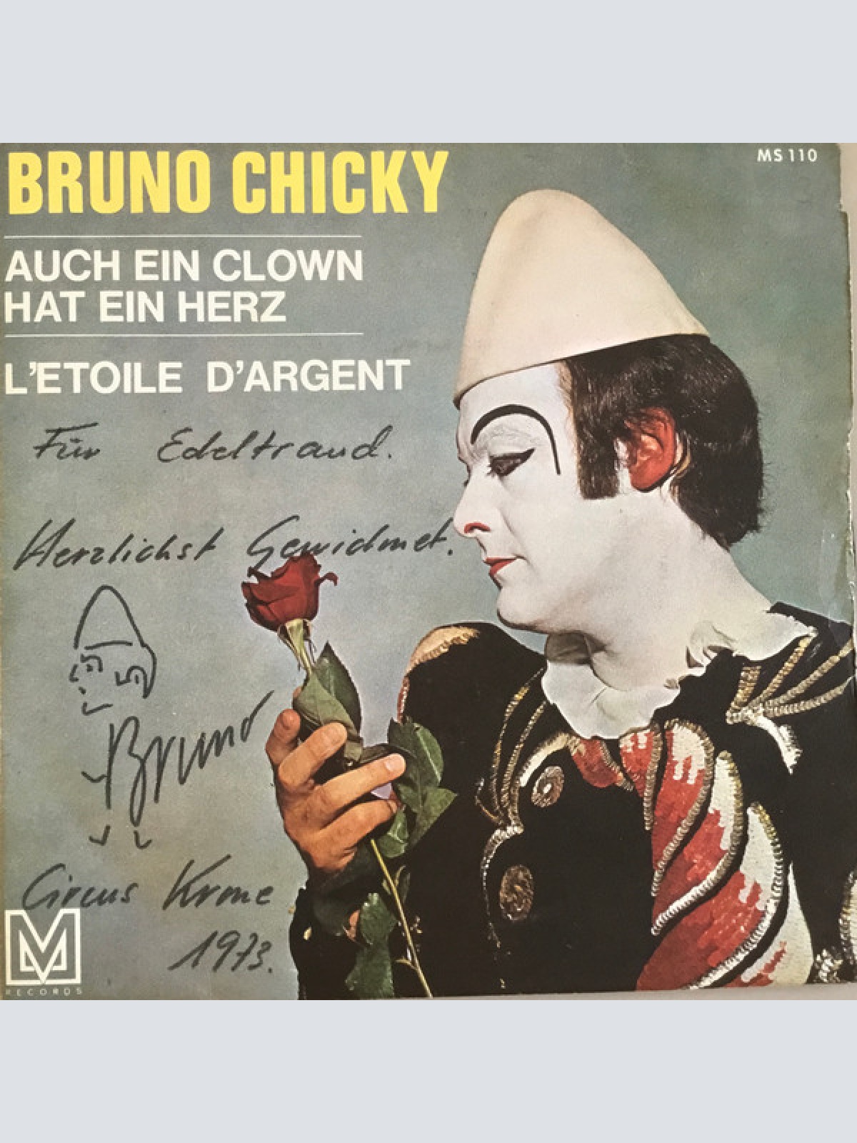 Vinyl / Bruno Chicky - Auch Ein Clown Hat Ein Herz / L'Etoile D'Argent