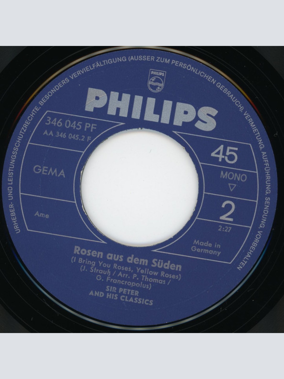 Vinyl / Sir Peter & His Classics - Ave Maria 67