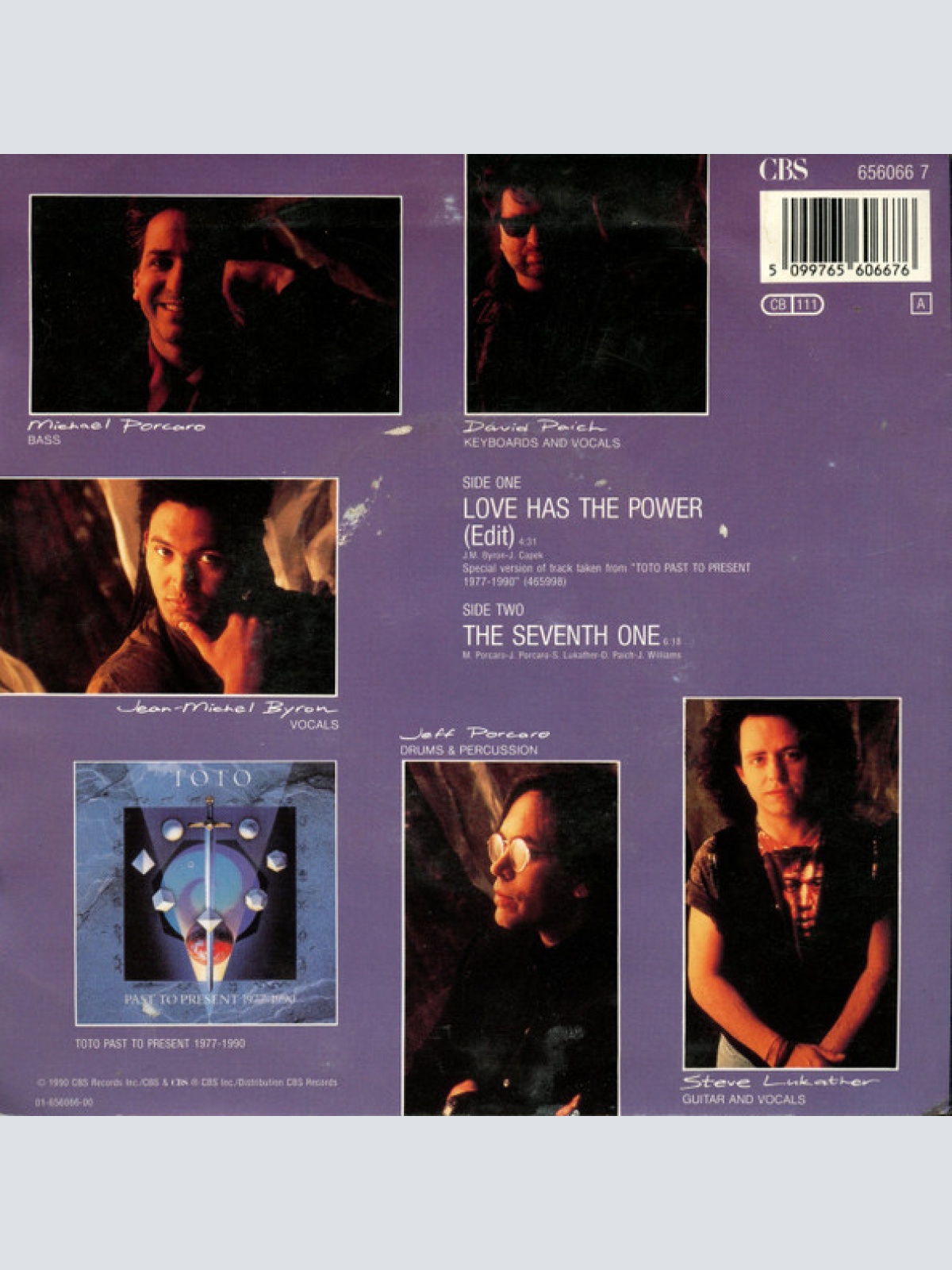 Vinyl / Toto - Love Has The Power