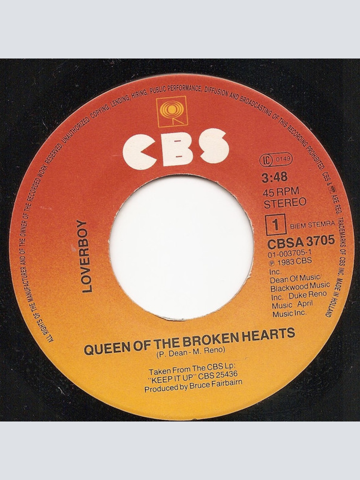 Vinyl / Loverboy - Queen Of The Broken Hearts