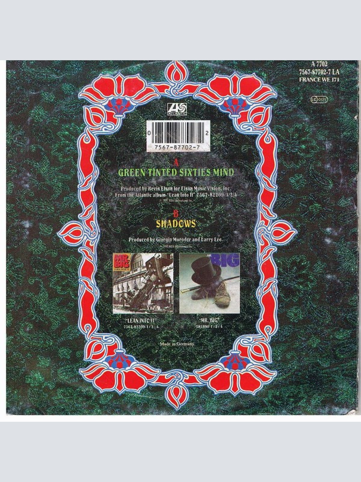 Vinyl / Mr. Big - Green Tinted Sixties Mind
