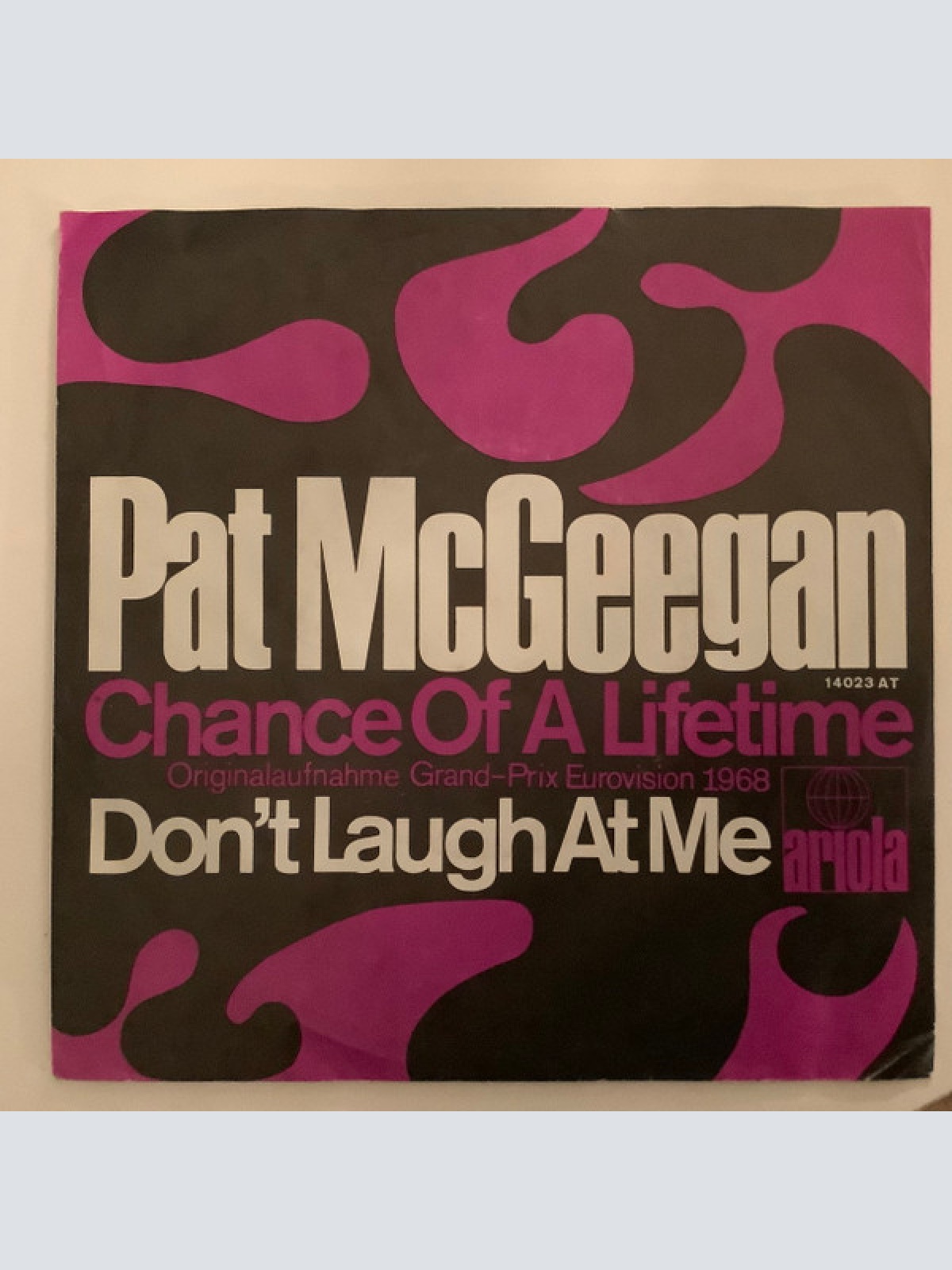 Vinyl / Pat McGeegan - Chance Of A Lifetime