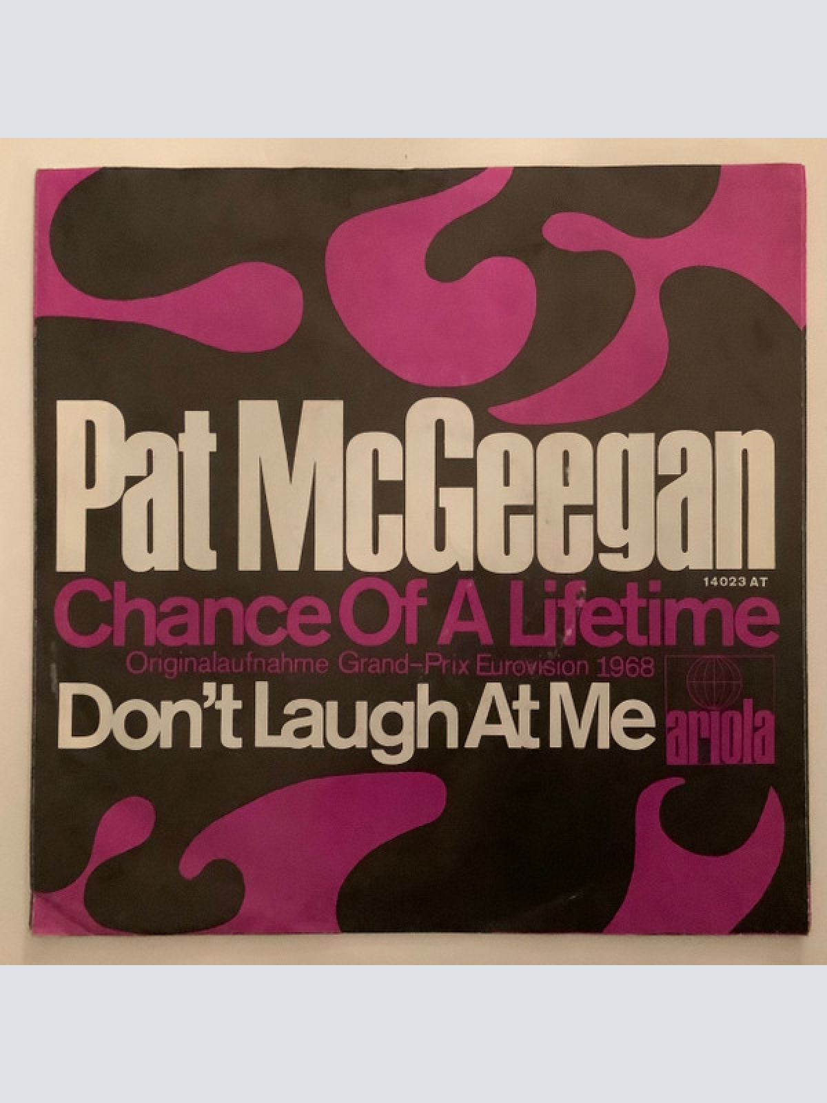 Vinyl / Pat McGeegan - Chance Of A Lifetime