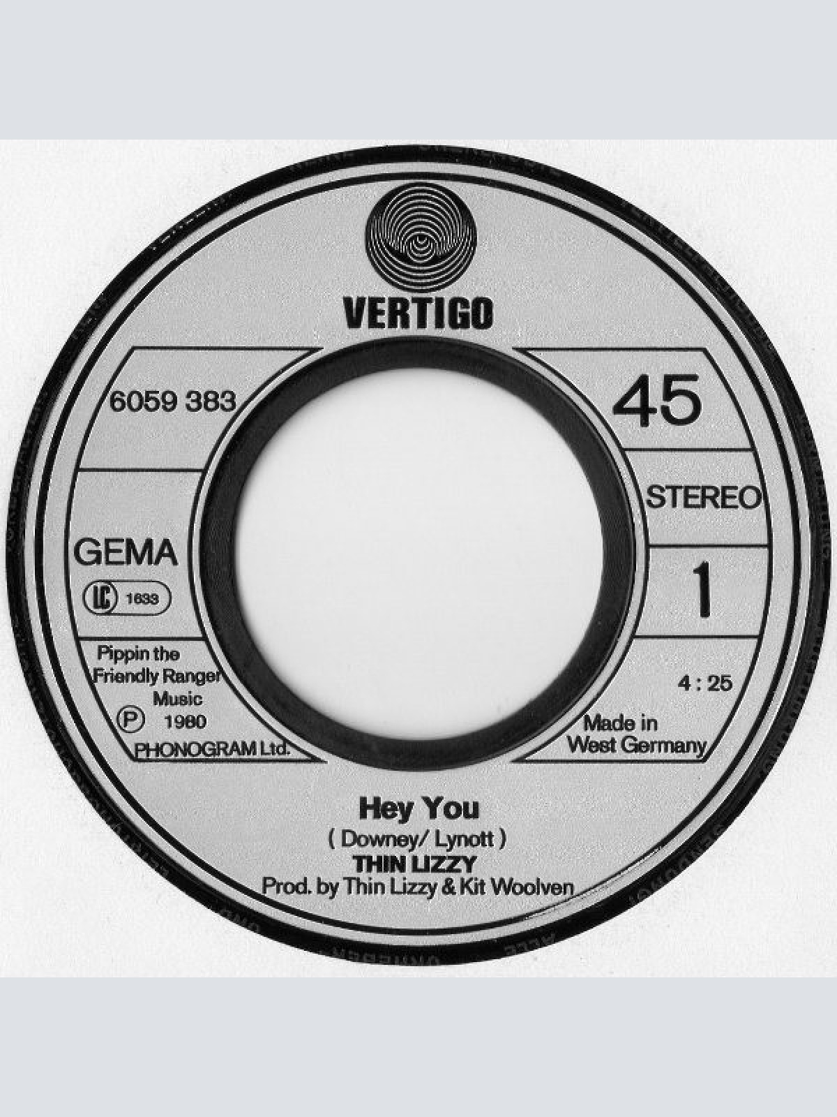 Vinyl / Thin Lizzy - Hey You