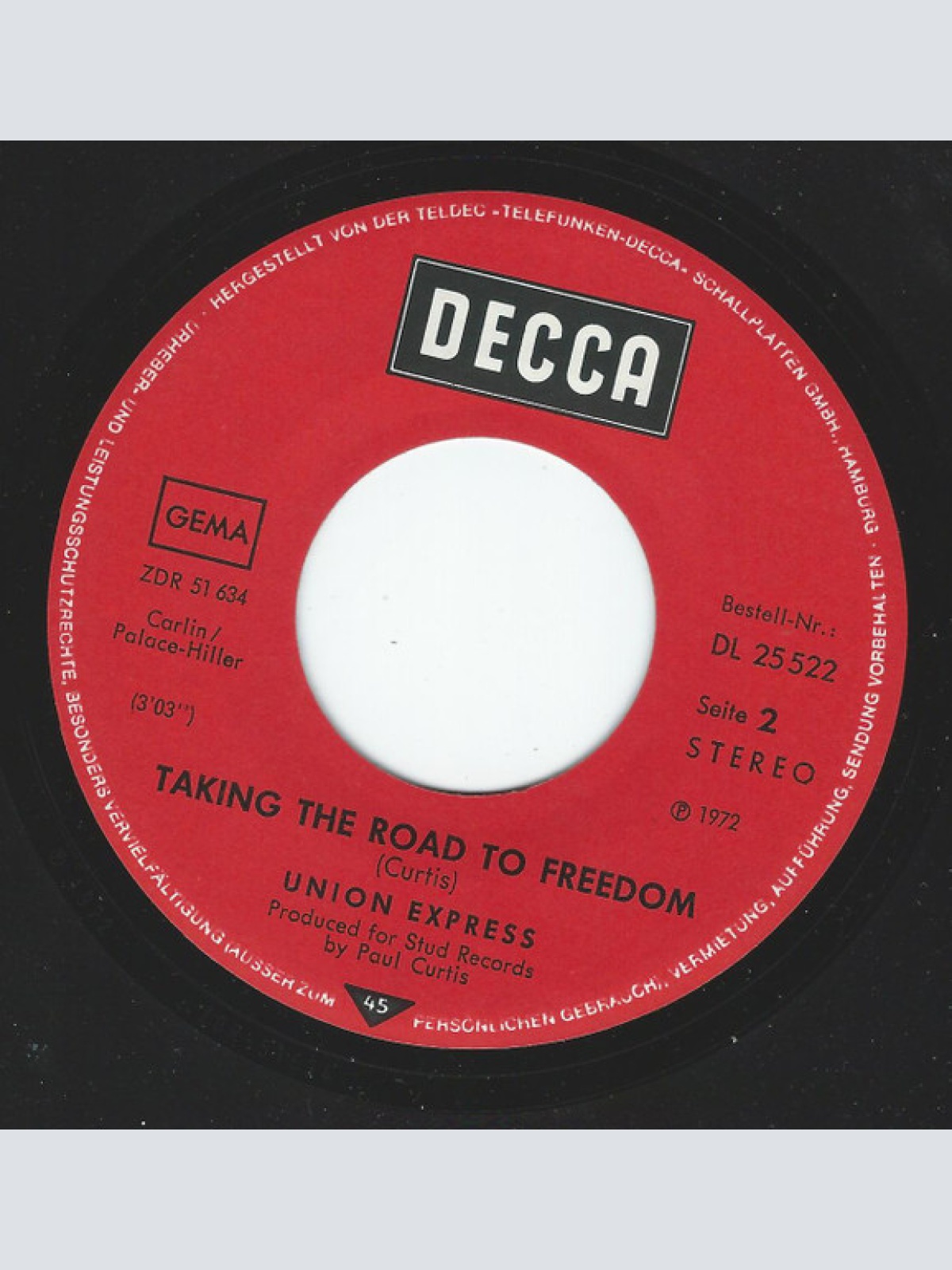 Vinyl / Union Express - Sugar Honey