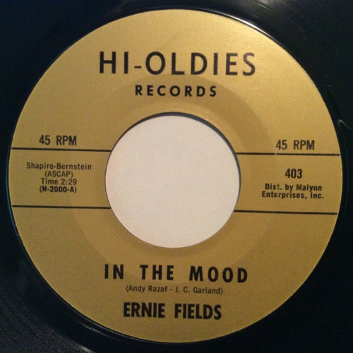 Vinyl / Ernie Fields* - In The Mood / Christopher Columbus