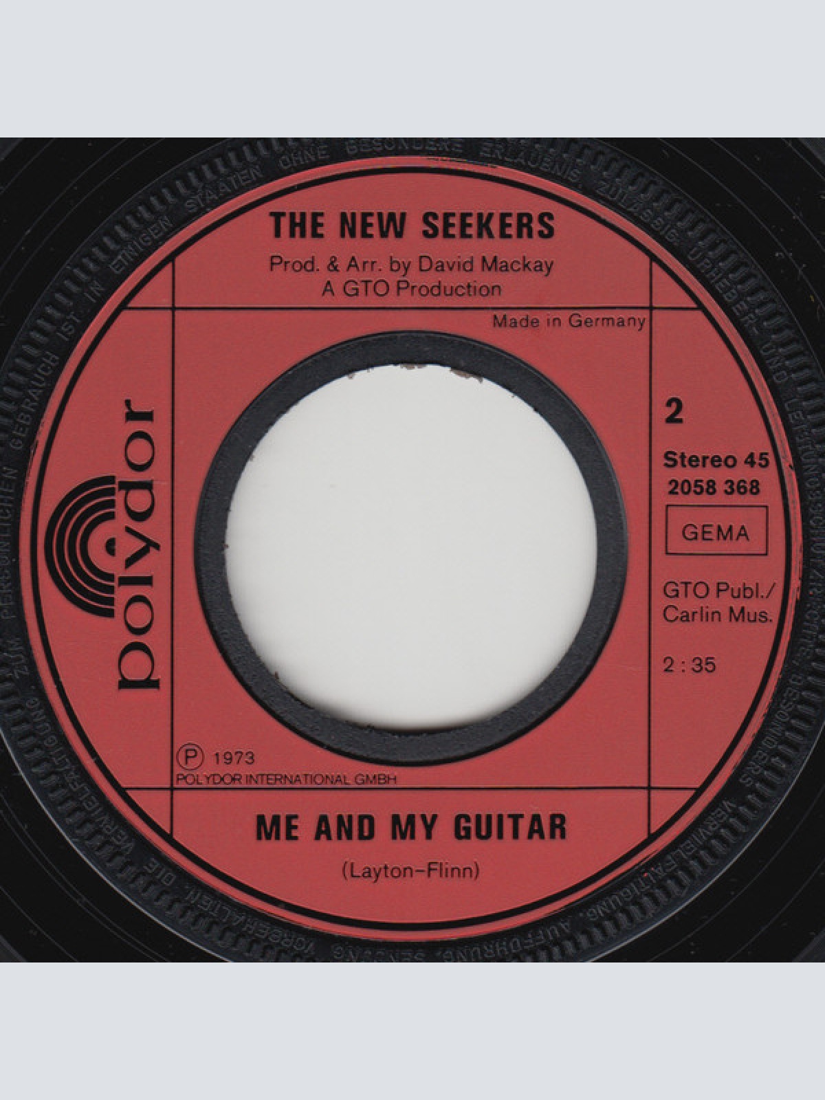 Vinyl / The New Seekers - Goodbye Is Just Another Word
