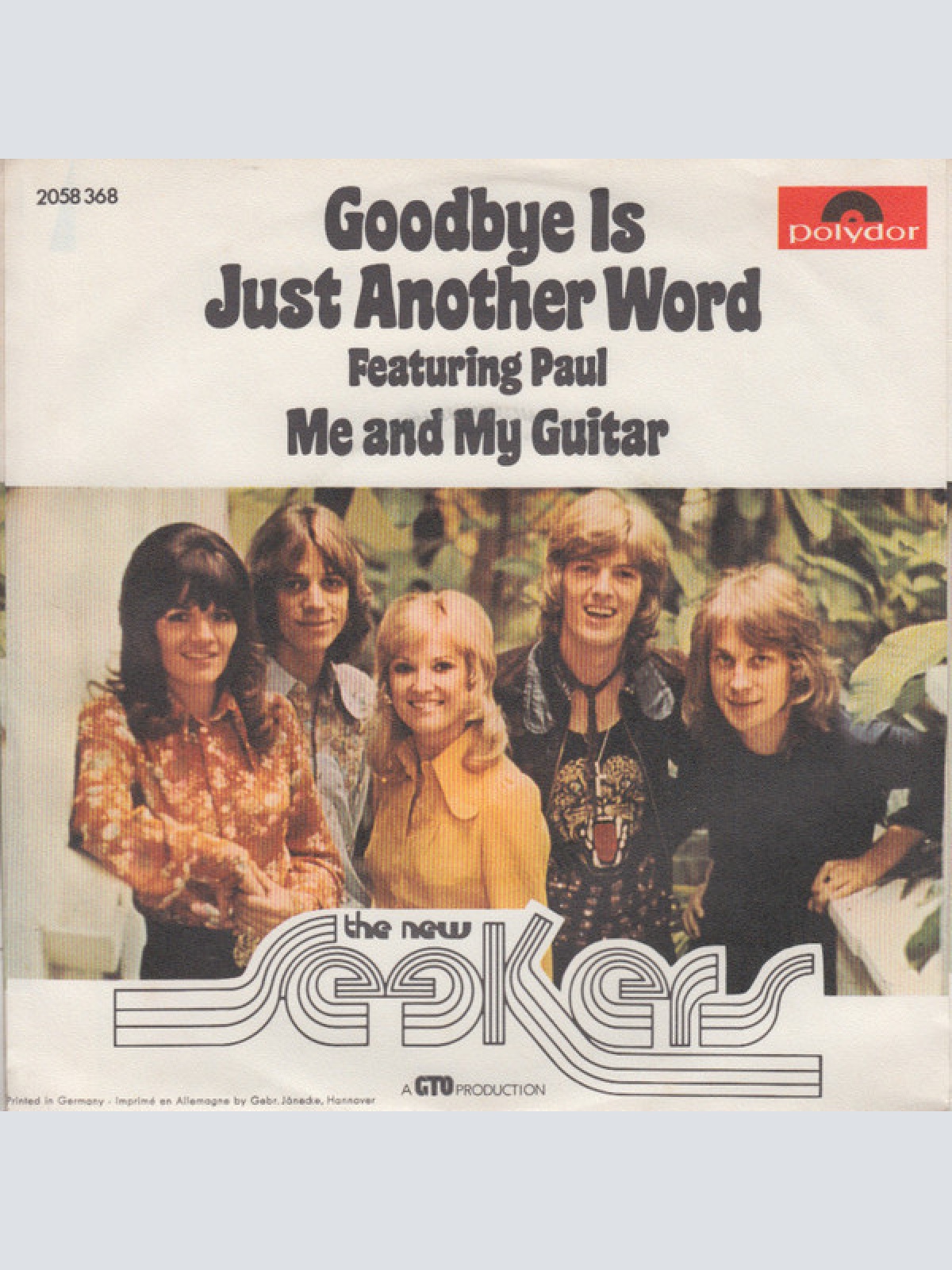 Vinyl / The New Seekers - Goodbye Is Just Another Word