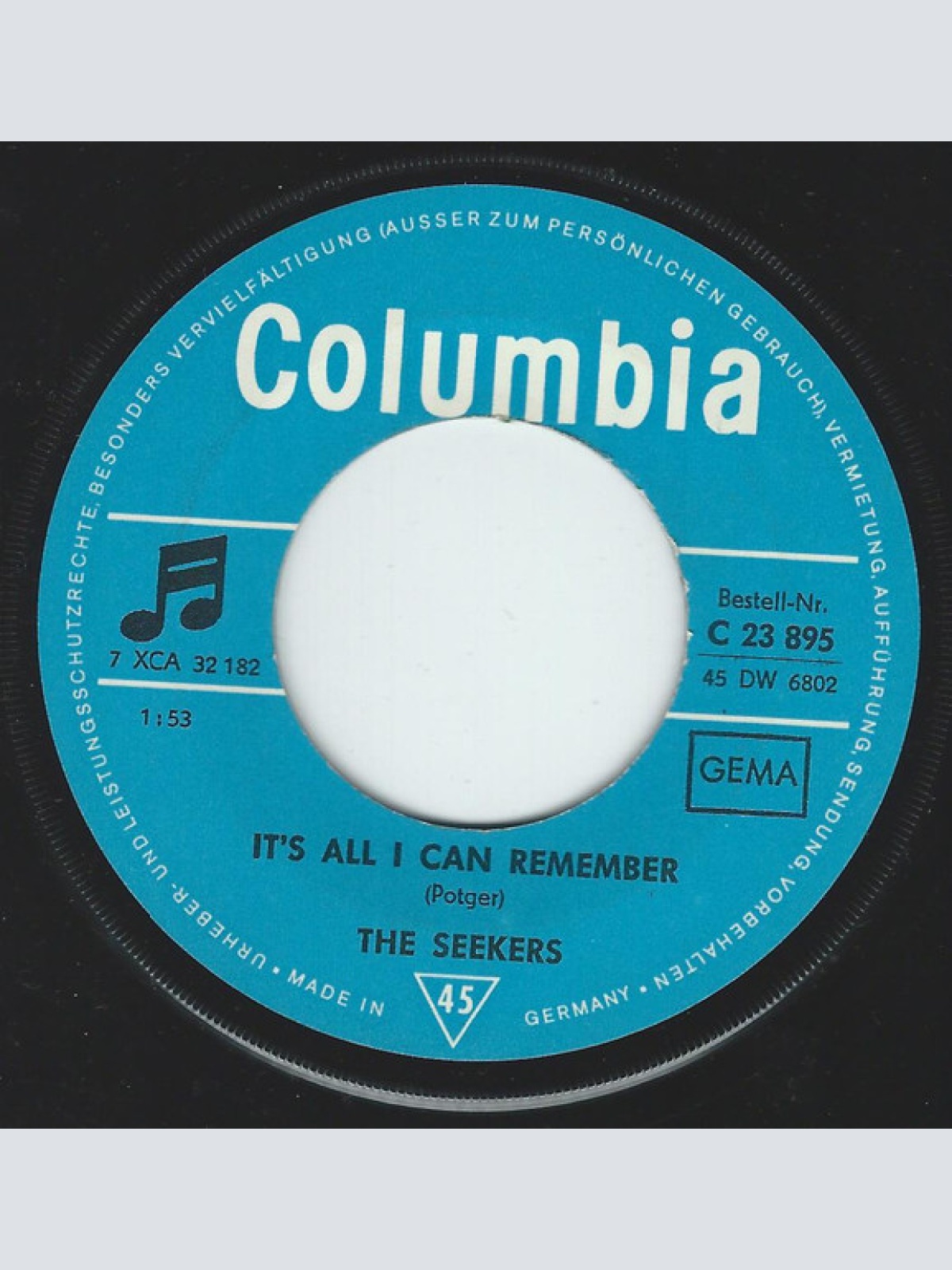 Vinyl / The Seekers - Love Is Kind, Love Is Wine